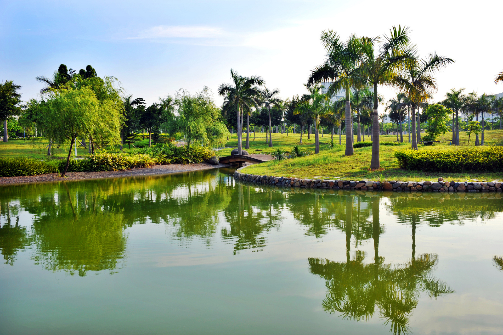 松山湖,是一个美丽的湖泊,位于东莞市境内.