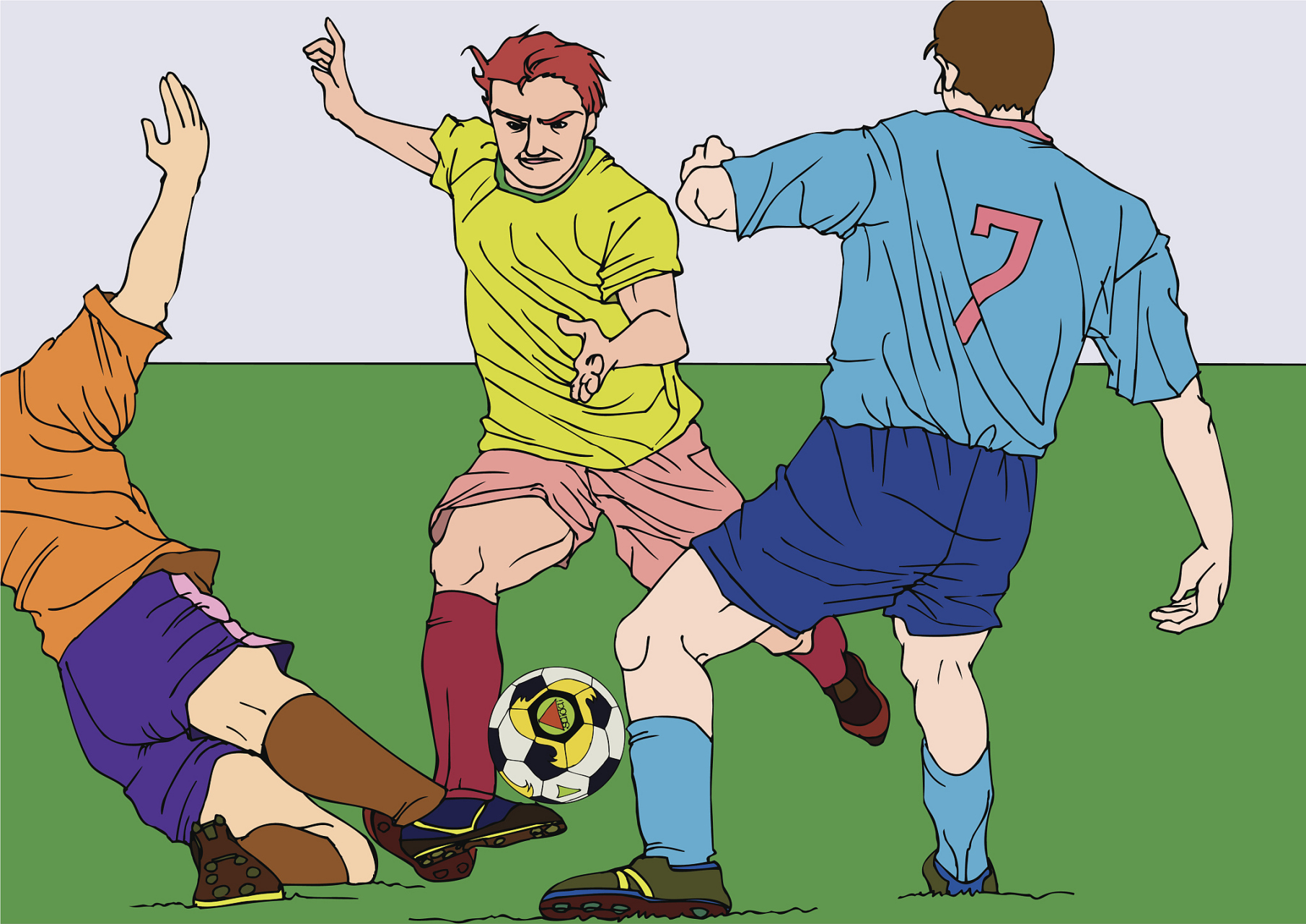 某天,公司组织了一场员工足球比赛,小张兴致勃勃地参加了比赛.