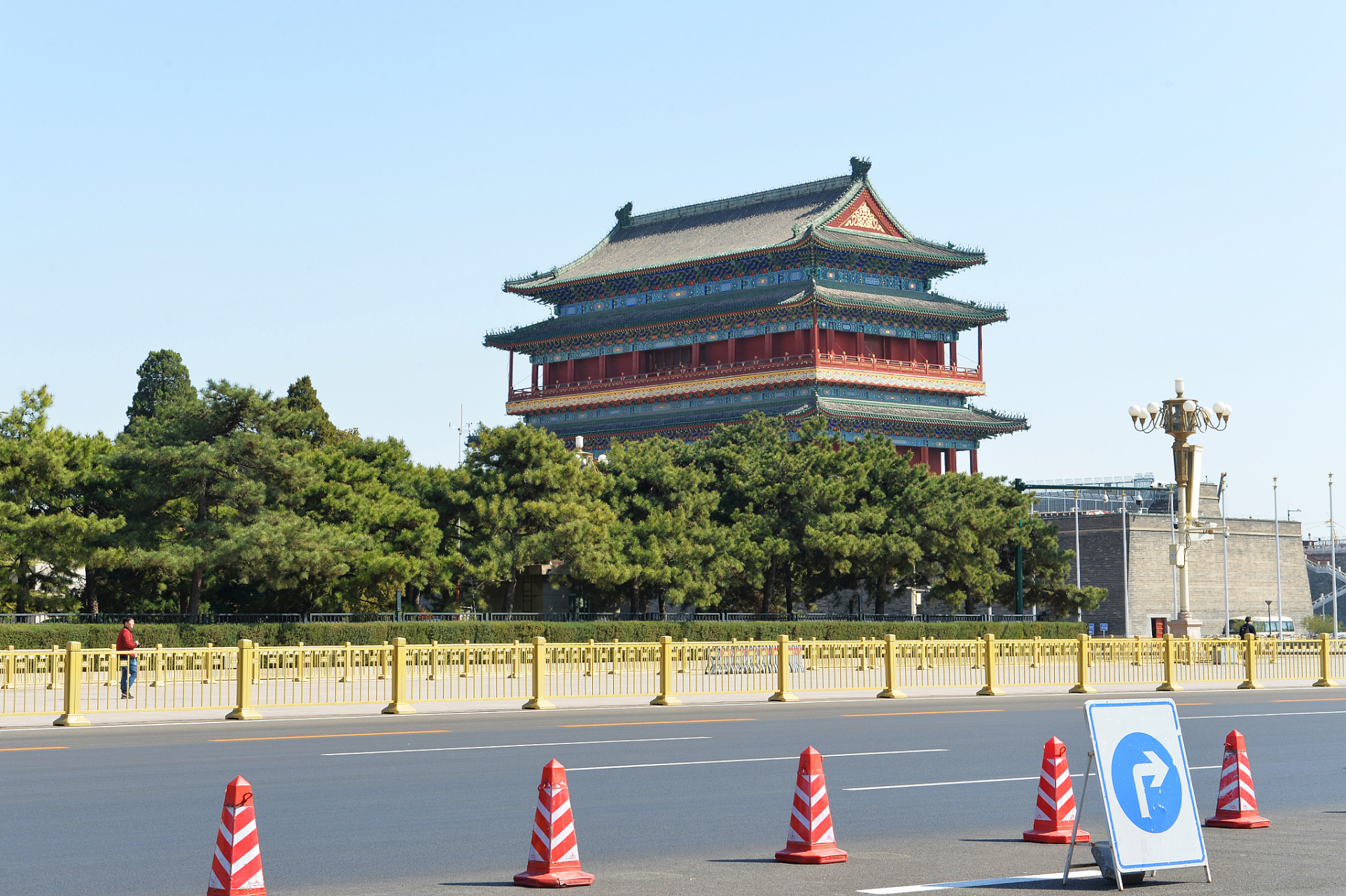 北京朝阳公园大门图片