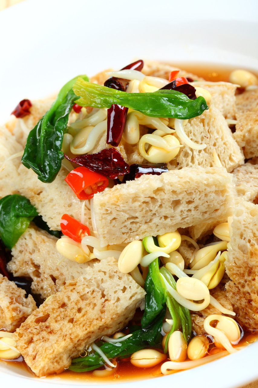 夏日凉拌面筋,清爽q弹!