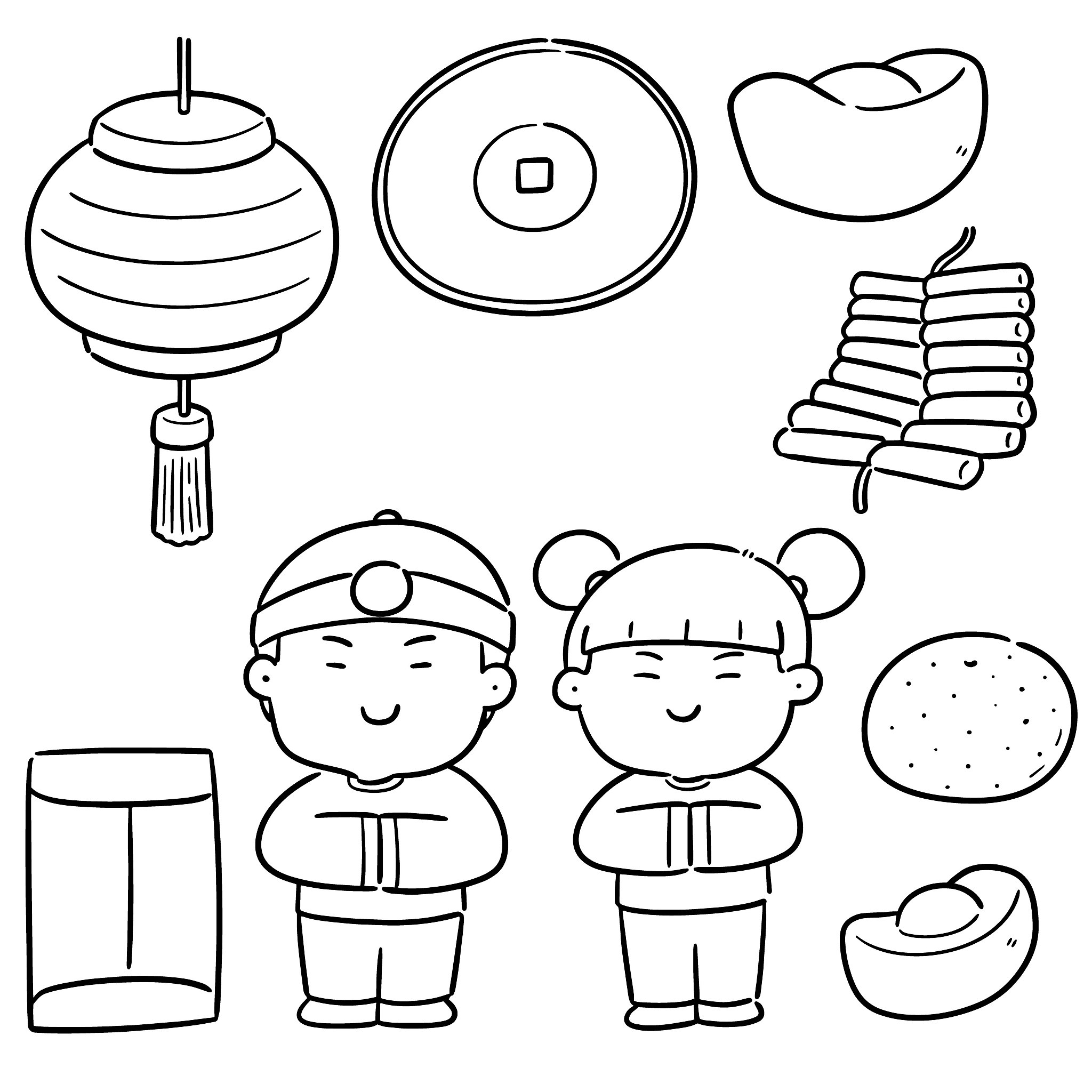 春节简笔画新手入门:3件必备工具画出年味十足的作品