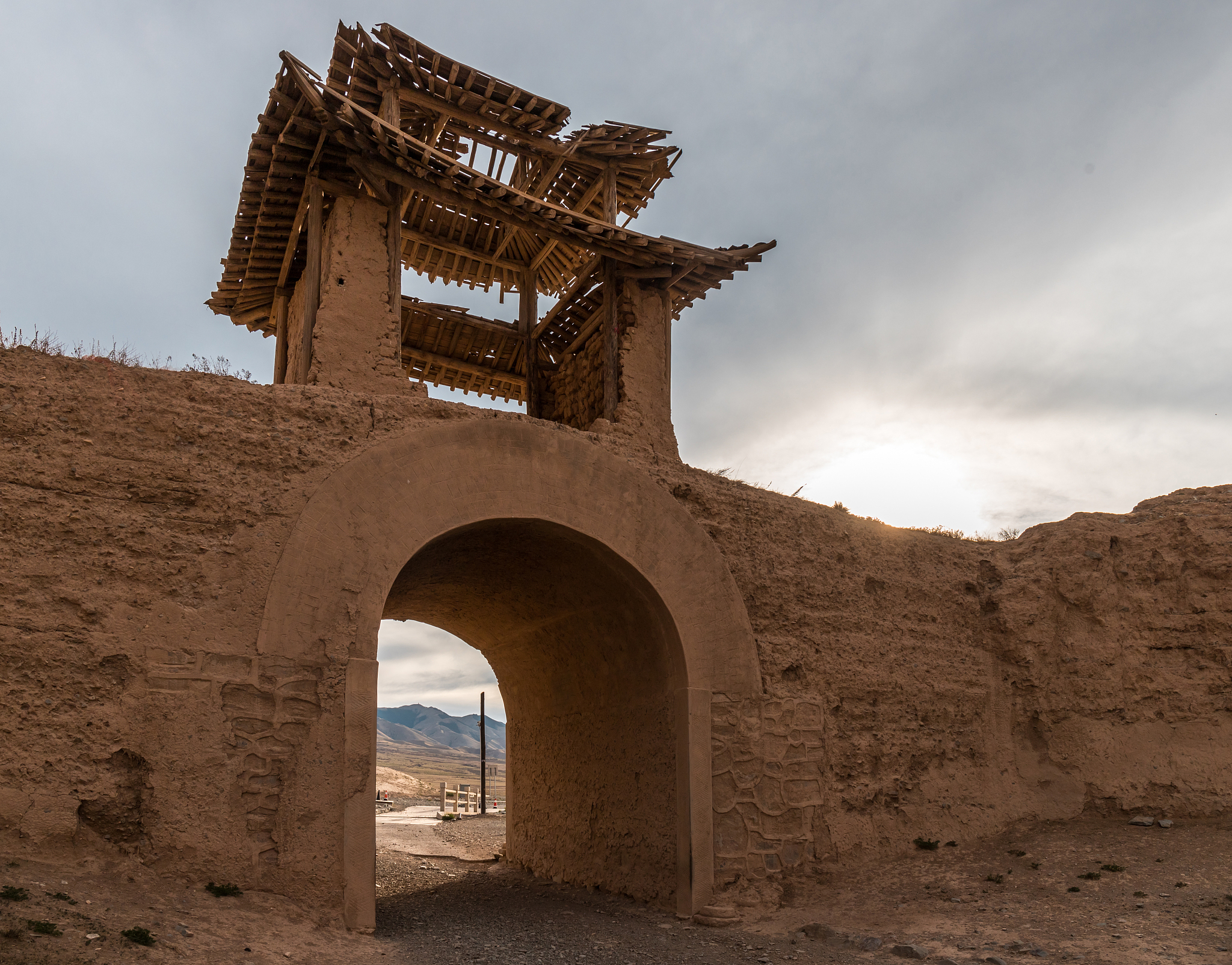 边塞风景图图片