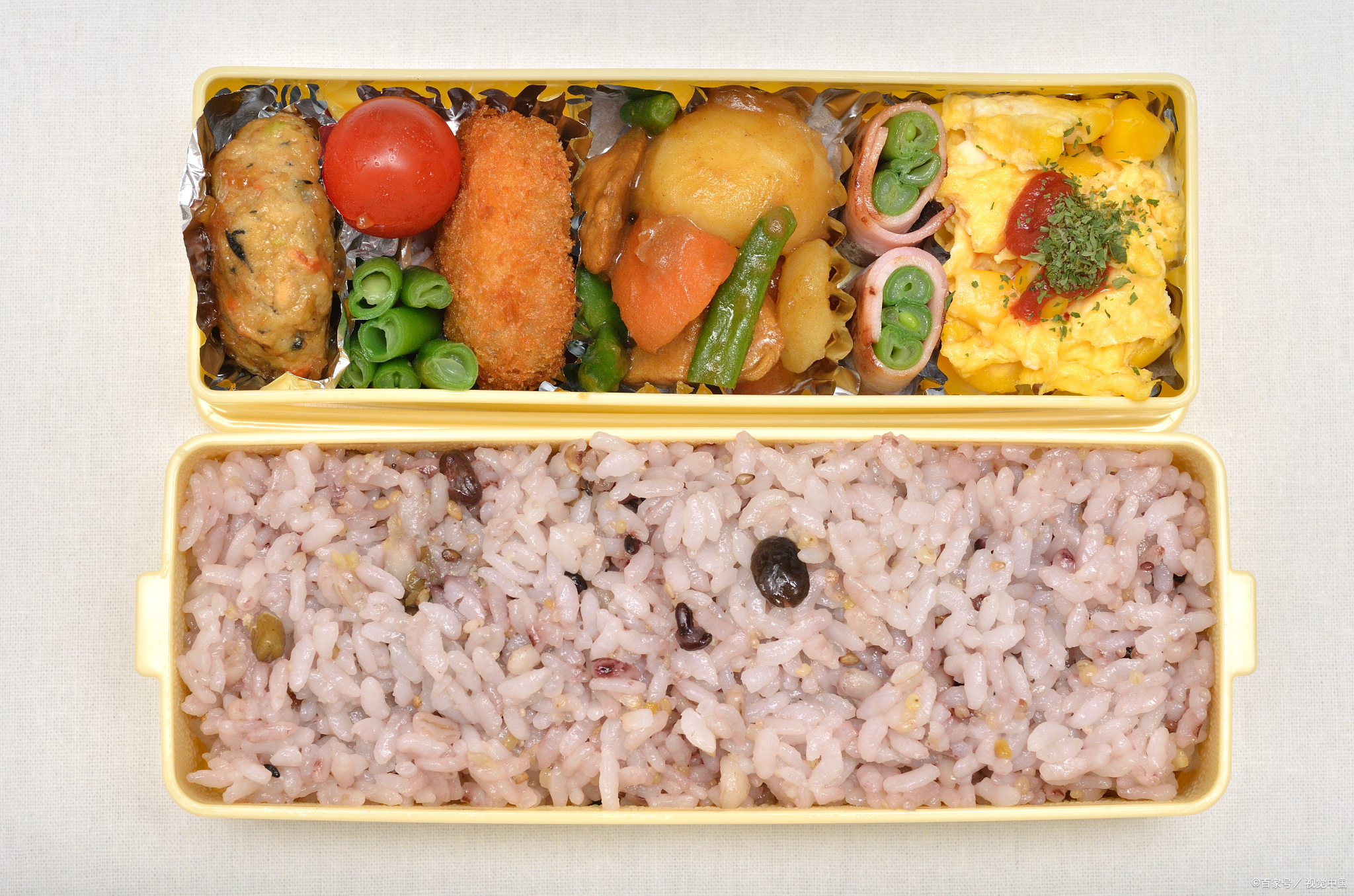 美味与营养的特别午餐便当