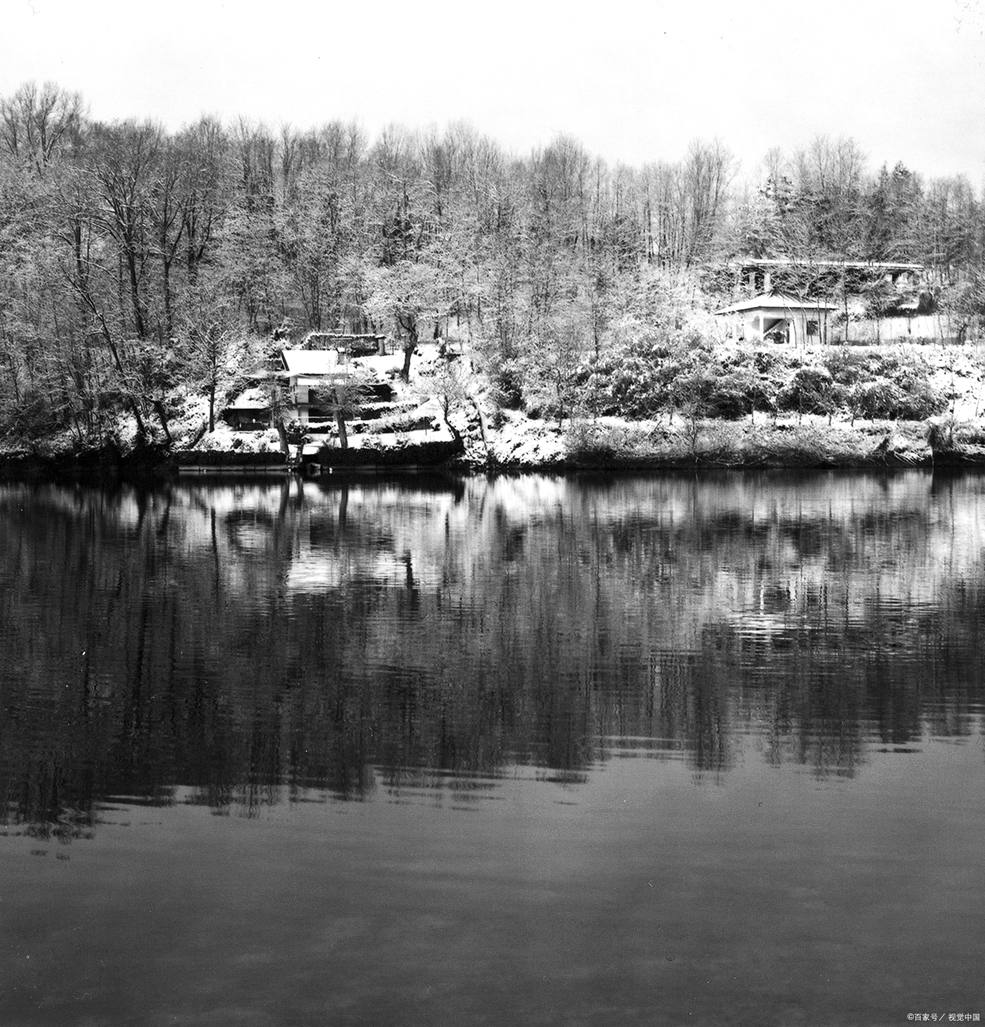 南平松溪梅口埠,冬日古渡雪景,水墨画境超唯美!