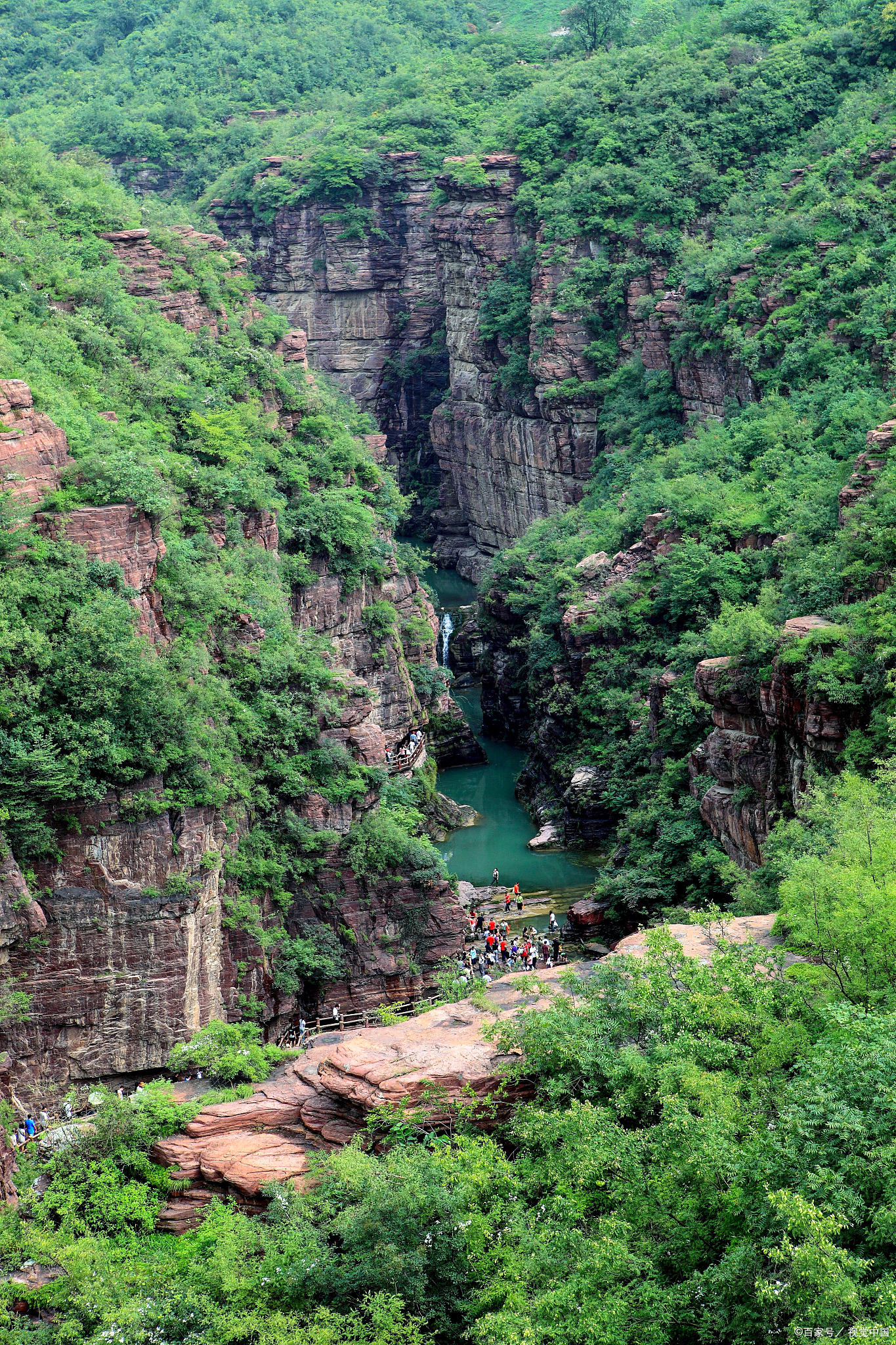 介休红崖峡谷景区图片