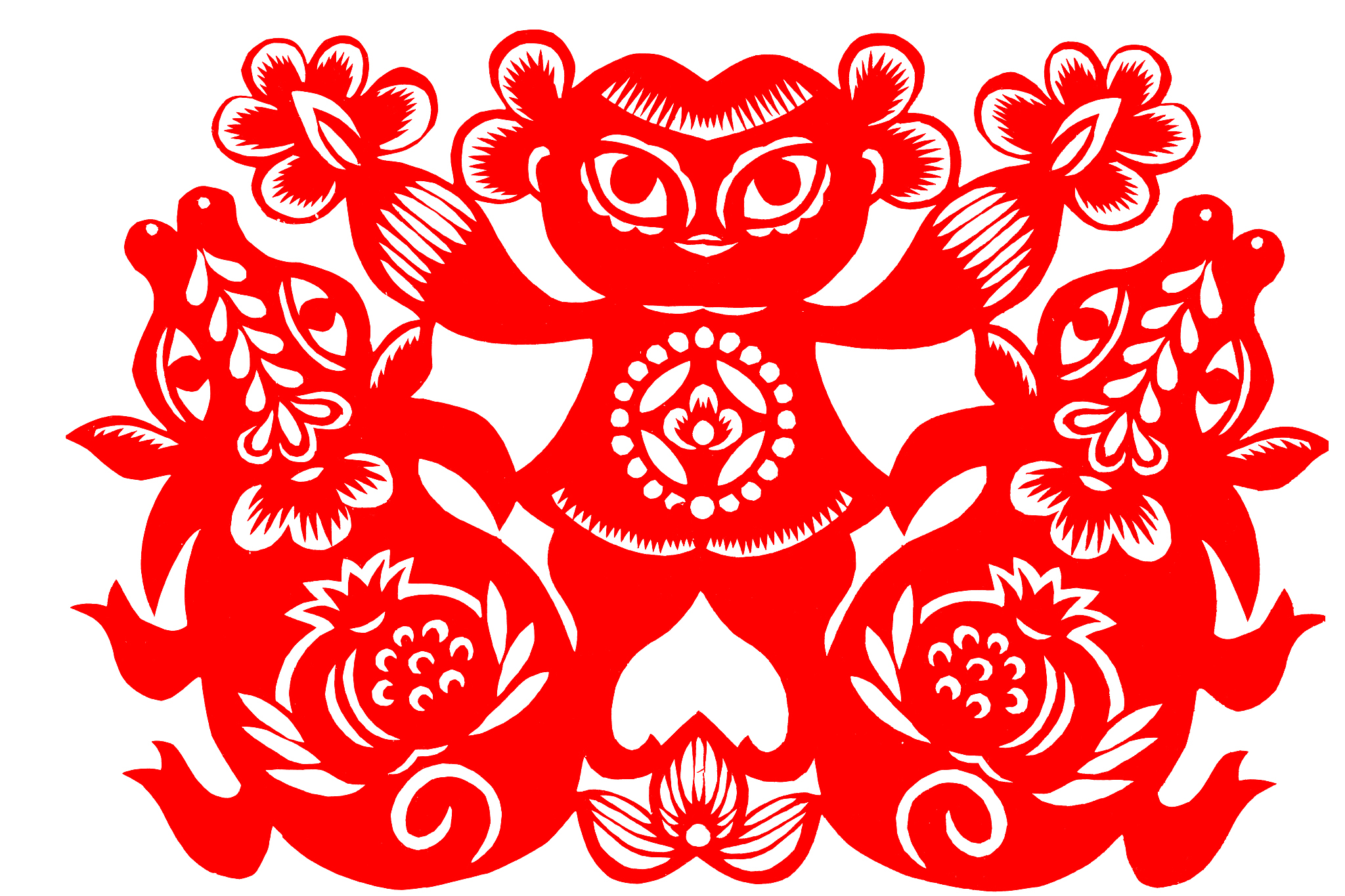 河北蔚县剪纸,陕西剪纸,江苏扬州剪纸和山东剪纸是比较有名的地区