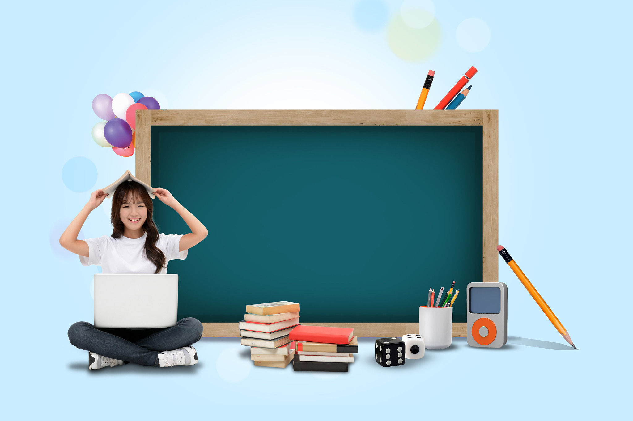 素材学生上台展示背景图课堂教学类banner设计背景真人版情绪课堂背景