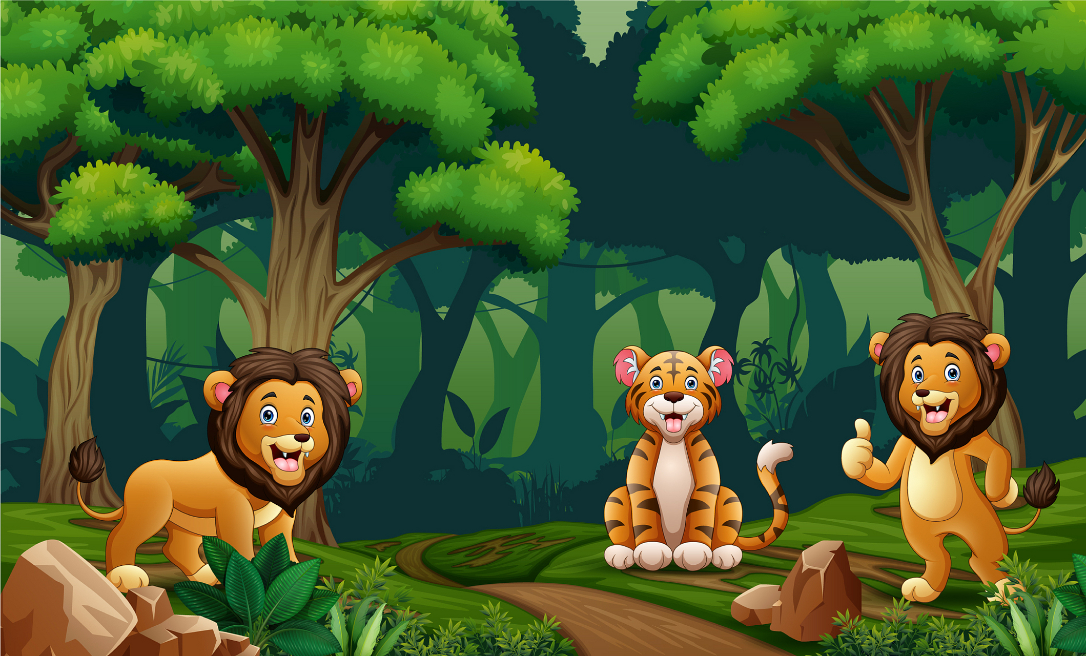 由于豹子精力有限,经常顾此失彼,惹得部落里的动物怨声载道.