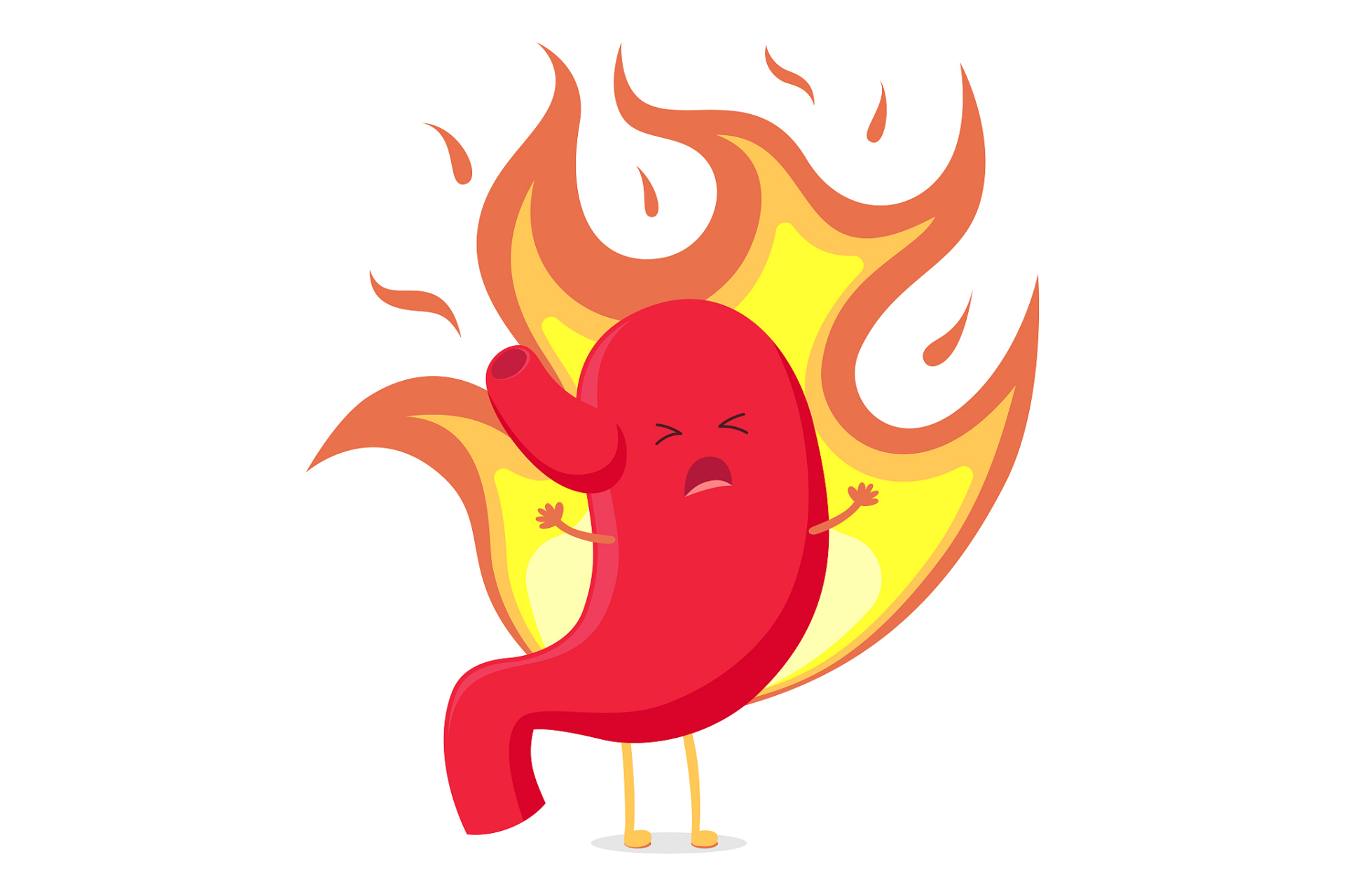 1,胃火 胃肠道有火气,表现为胃部灼热疼痛,腹胀,口干口臭,大便稀烂