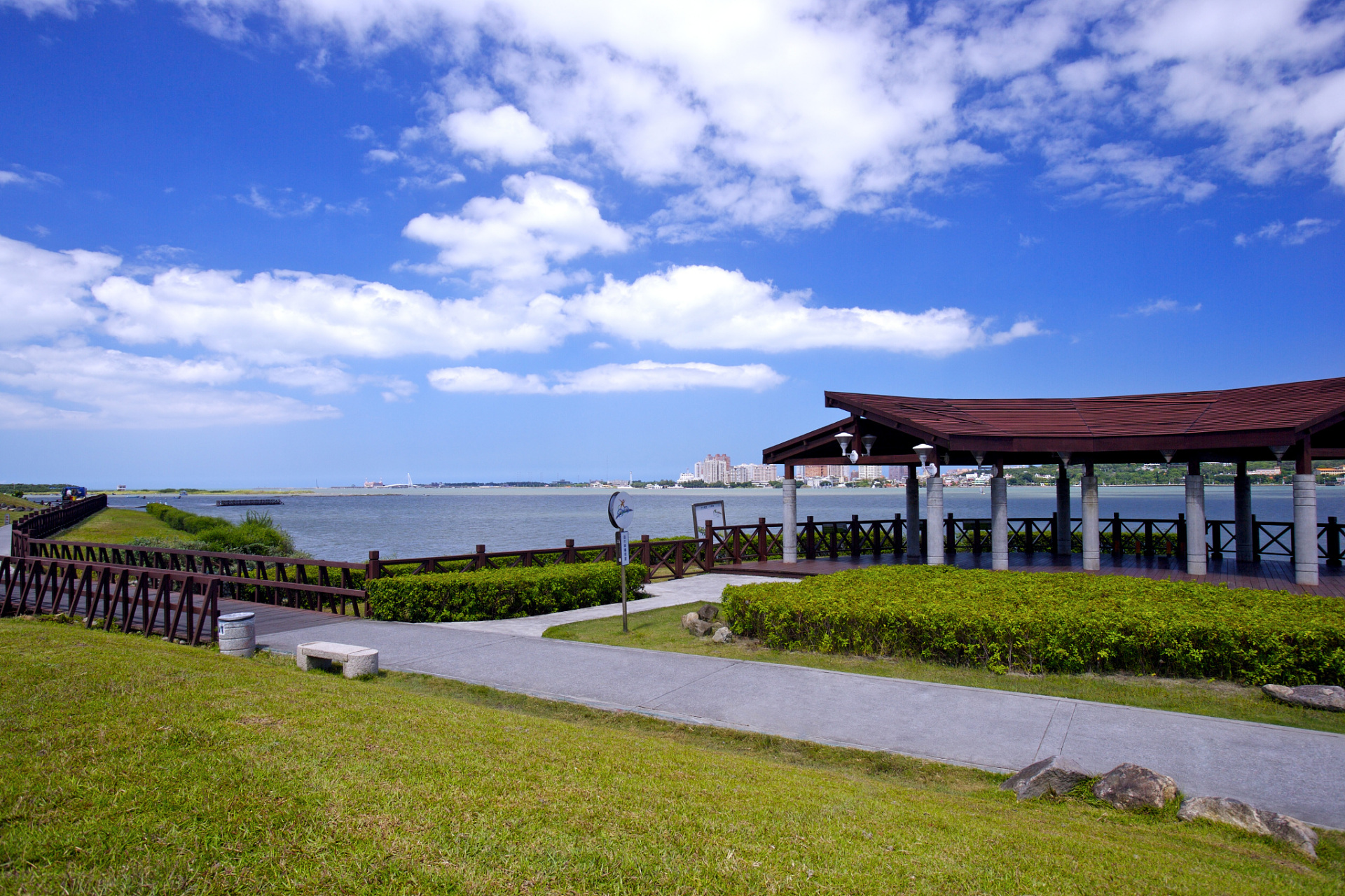 长兴岛海滨公园图片