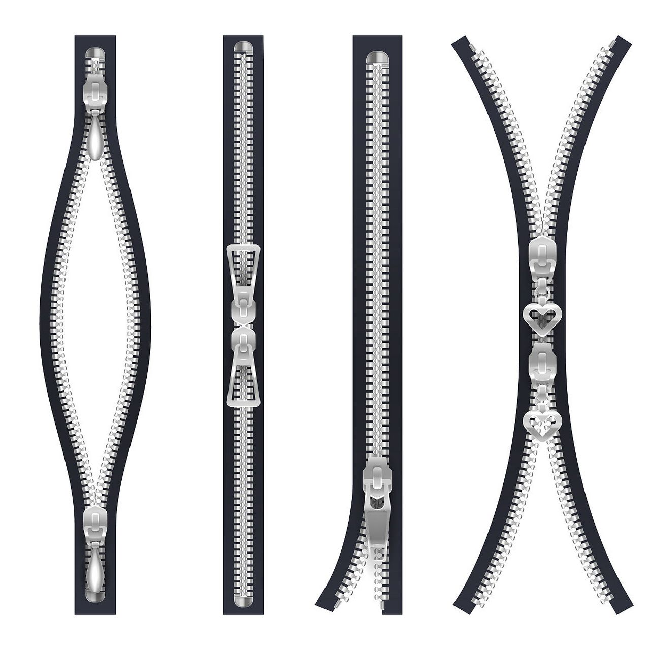 [服装辅料] 拉链,拉锁的结构组成和分类  拉链又称拉锁.服装辅料之一.