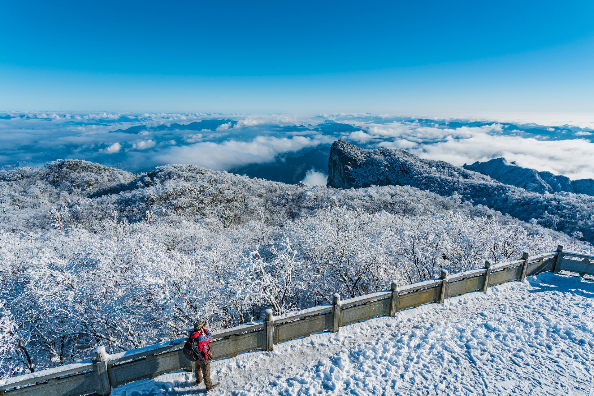 大邑西岭雪山风景区图片