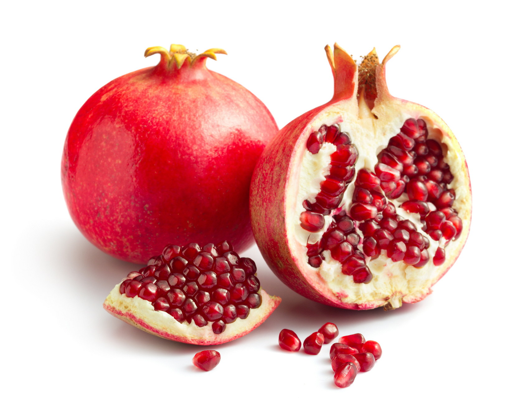 当石榴果实成熟,果皮会裂开,将种子暴露在外面.