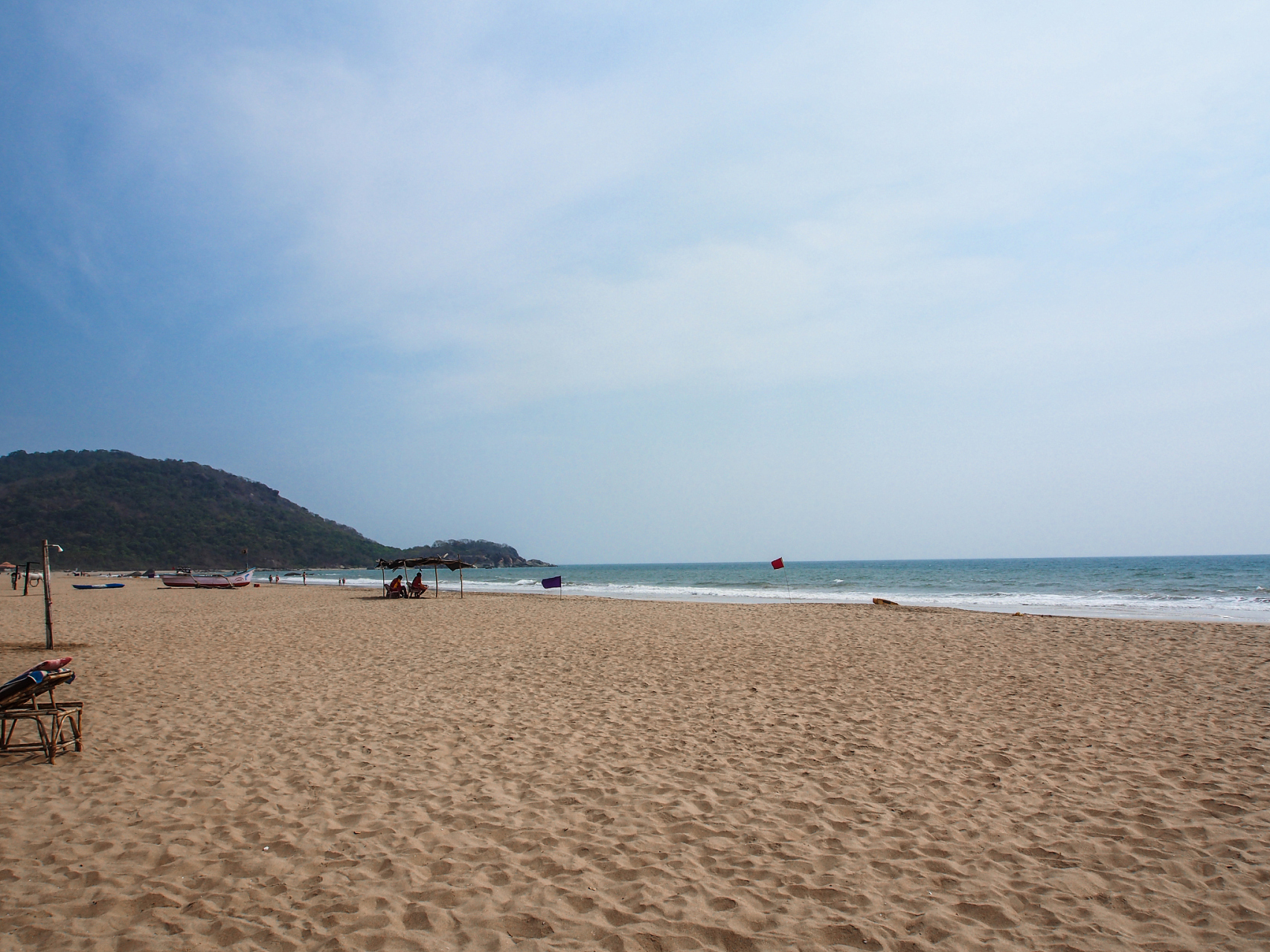 千步沙要比它南边的百步沙更为开阔,而且沙质更为细腻