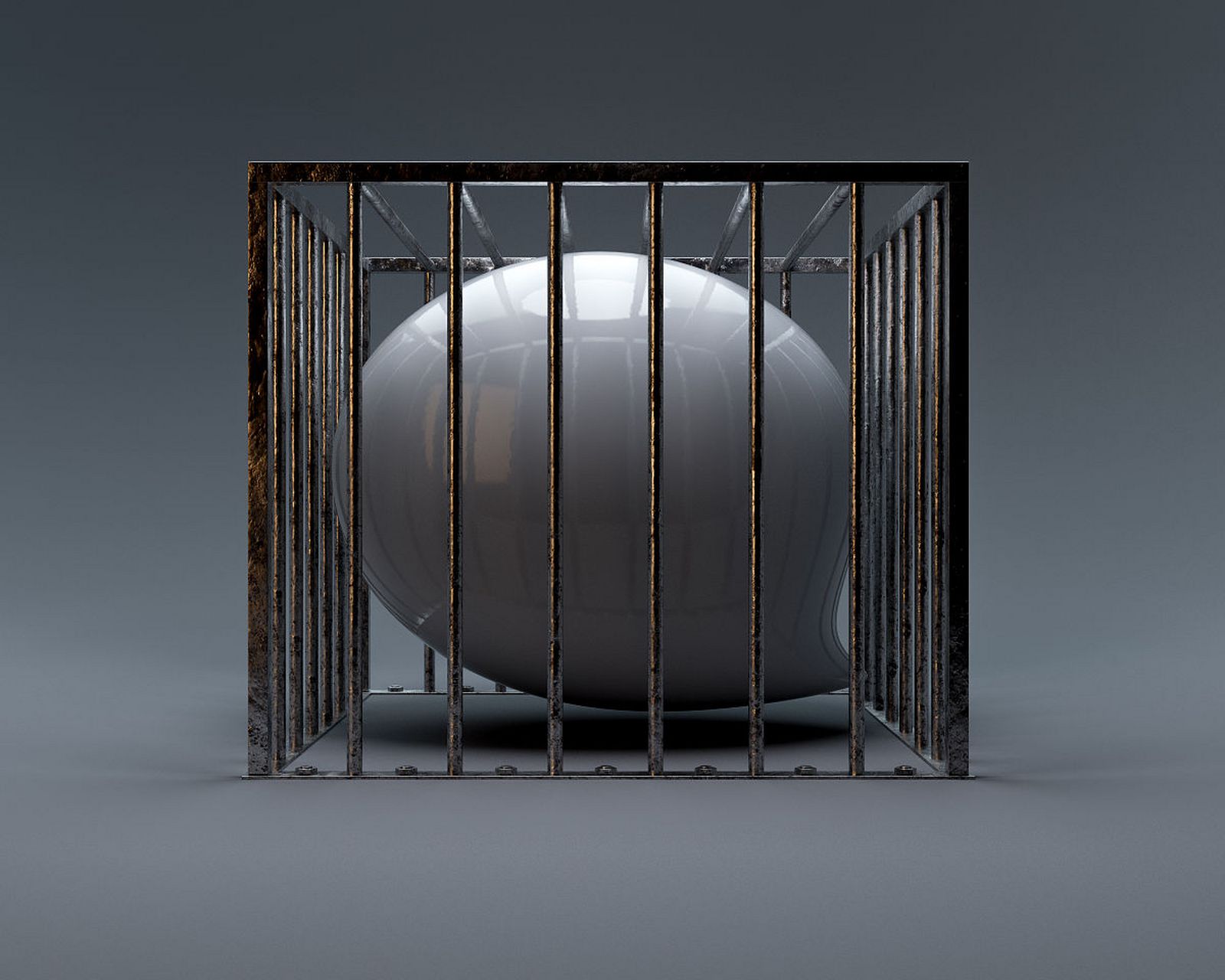 如果你不能打破内心的禁锢,即使给你整个天空,你也找不到自由的感觉.