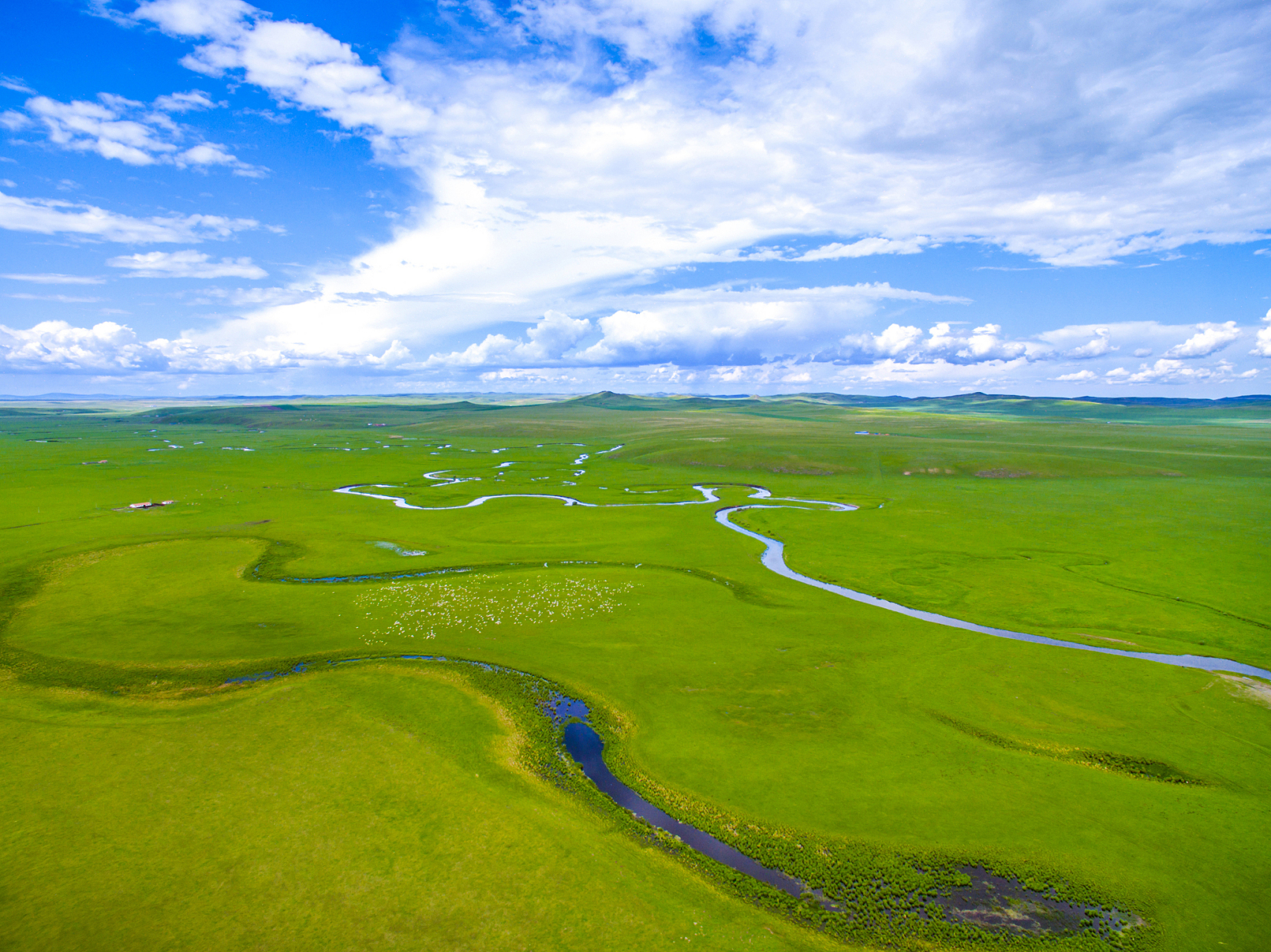 兴安盟和通辽市三盟市的交界处,有一处保存完好的天然草原,它是世界上