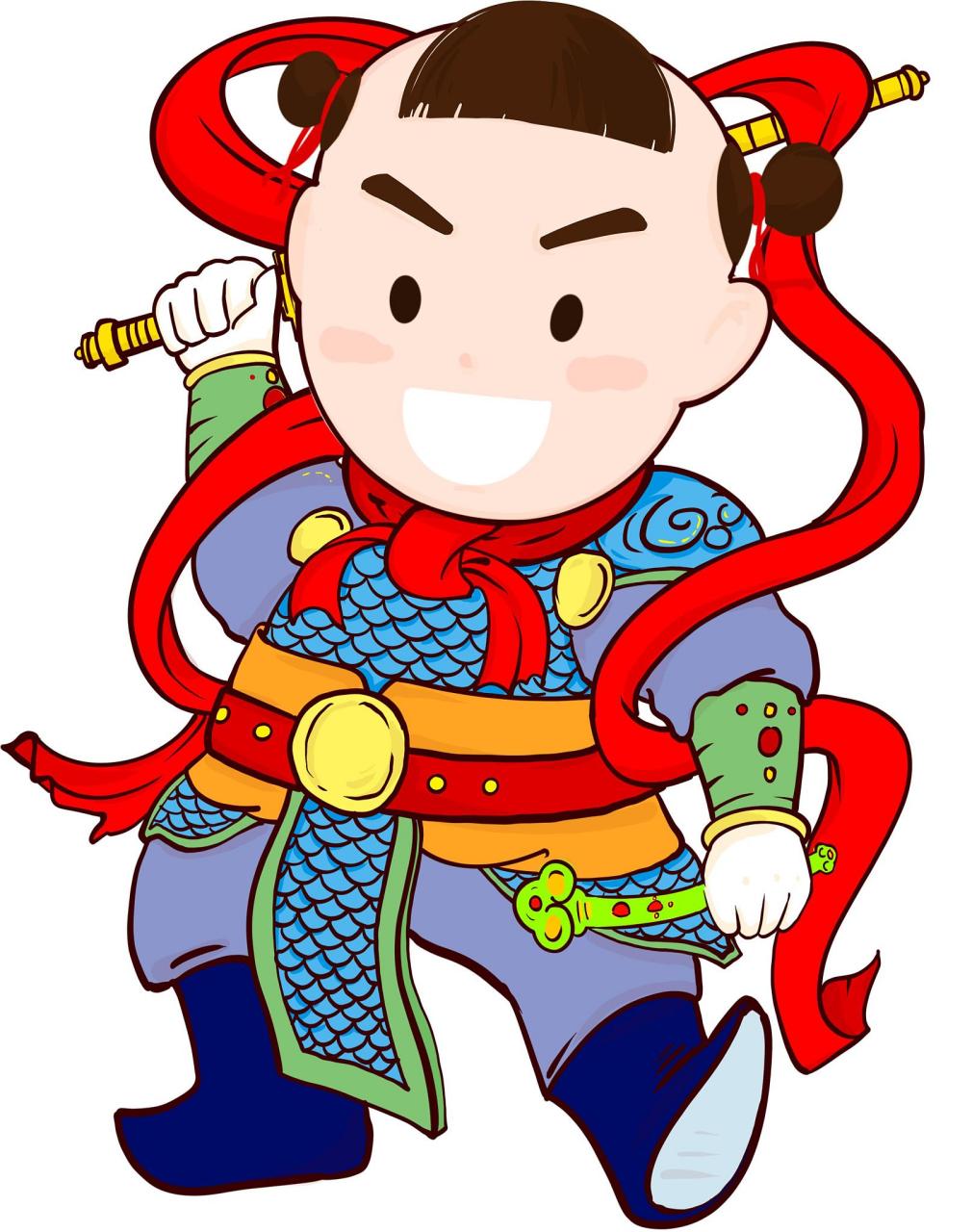 《西游记》中红孩儿,虽然与牛魔王有关却非"妖"气浓浓的模样.