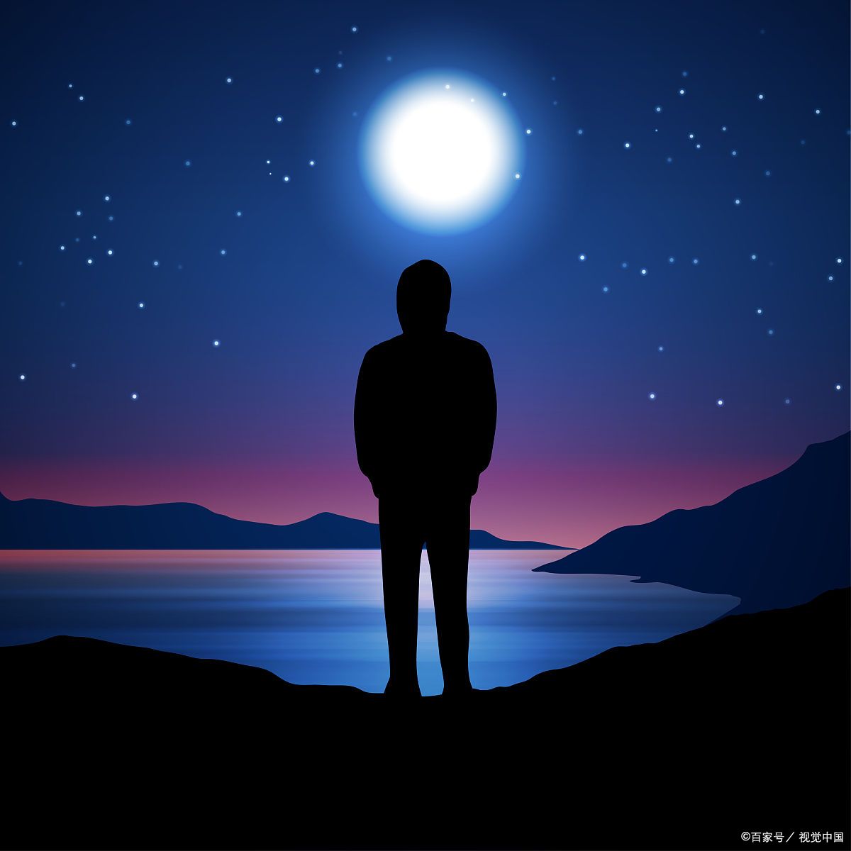 在静谧的夜,思绪如潮水般涌动, 每一滴都是心中未了的情愫