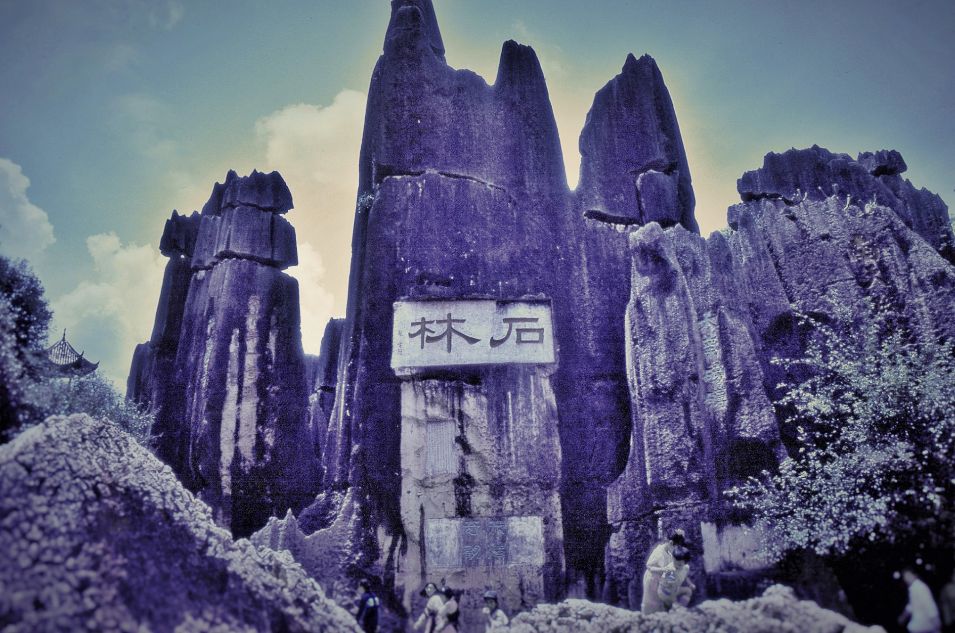 昆明石林奇观的自然奇景,位于我国云南省昆明市石林彝族自治县,这里是