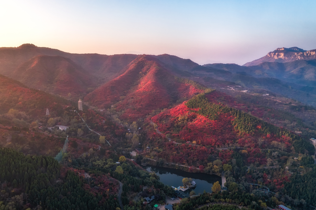 济南红叶谷旅游景区景点介绍,一年四季不一样的美景,建议收藏