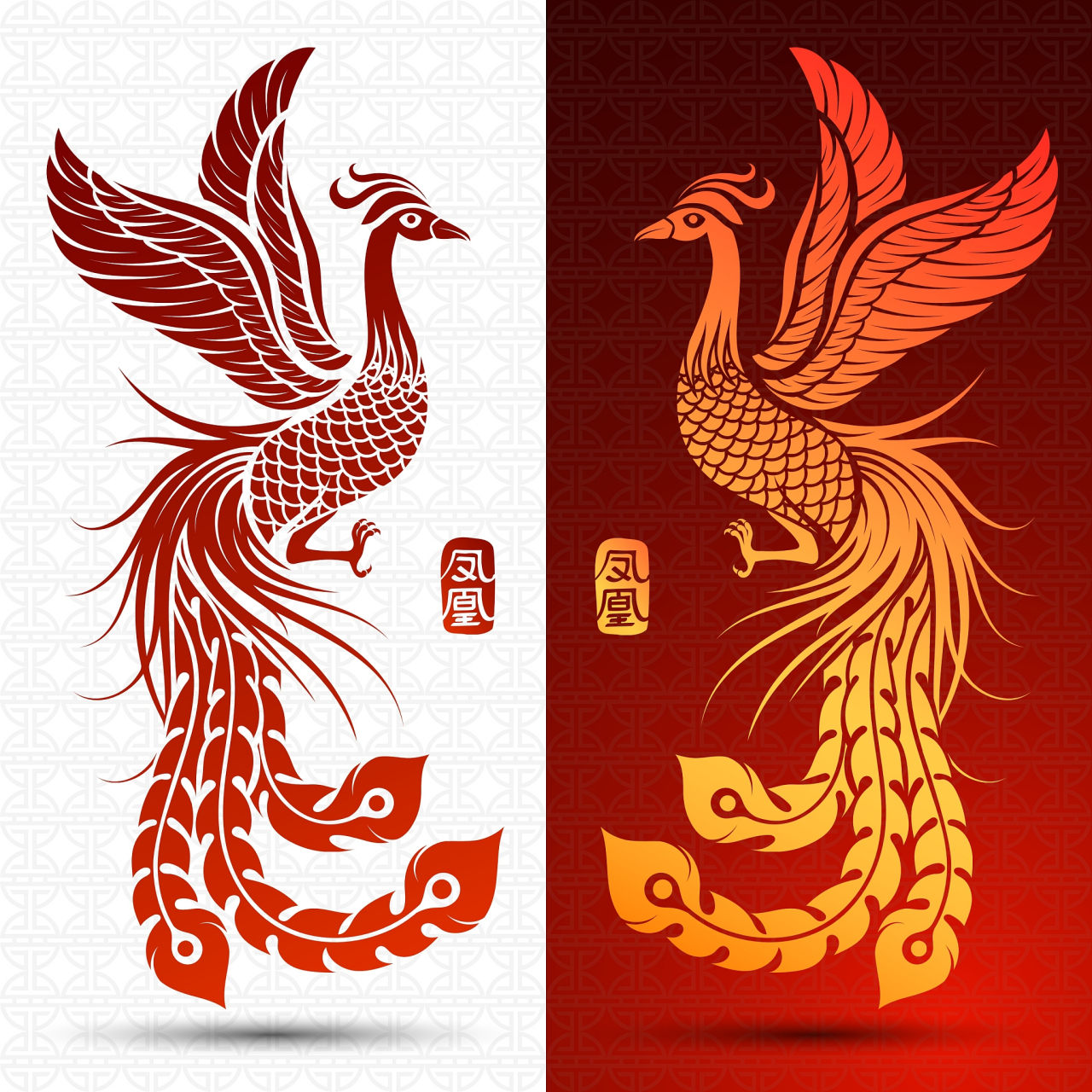 在古代,人们认为朱雀能够给他们带来丰收和好运,因此将它视为吉祥的