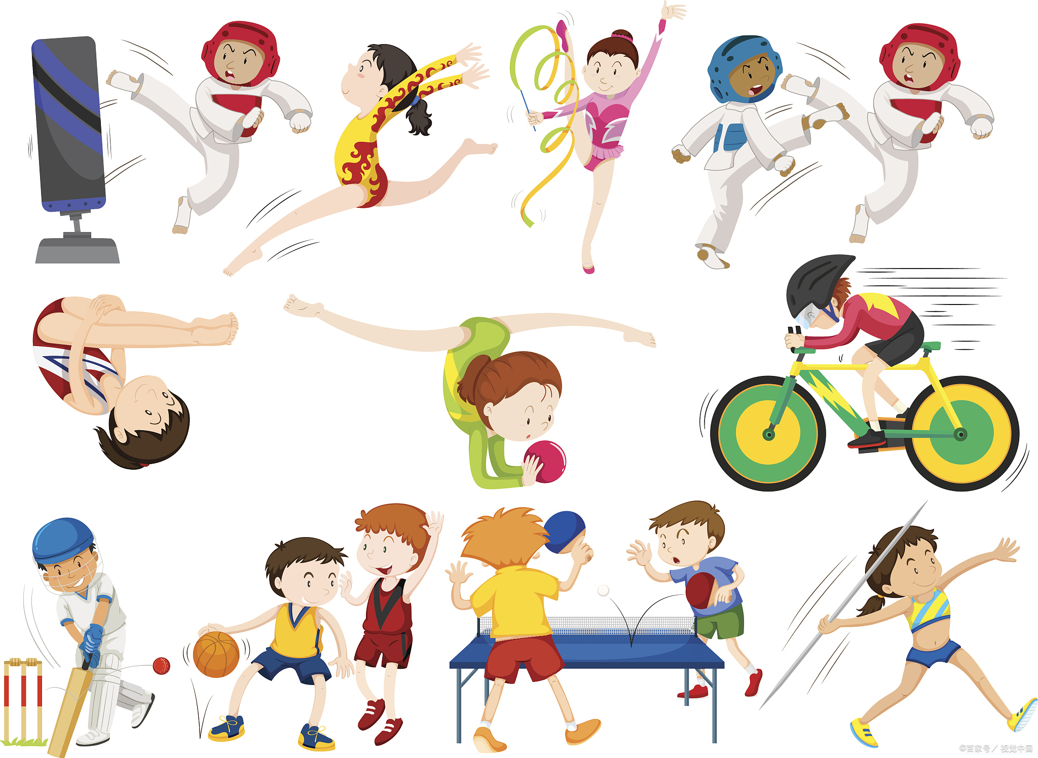 饭圈文化漫画体育图片简单又好看乒乓球运动卡通画体育图片卡通图片