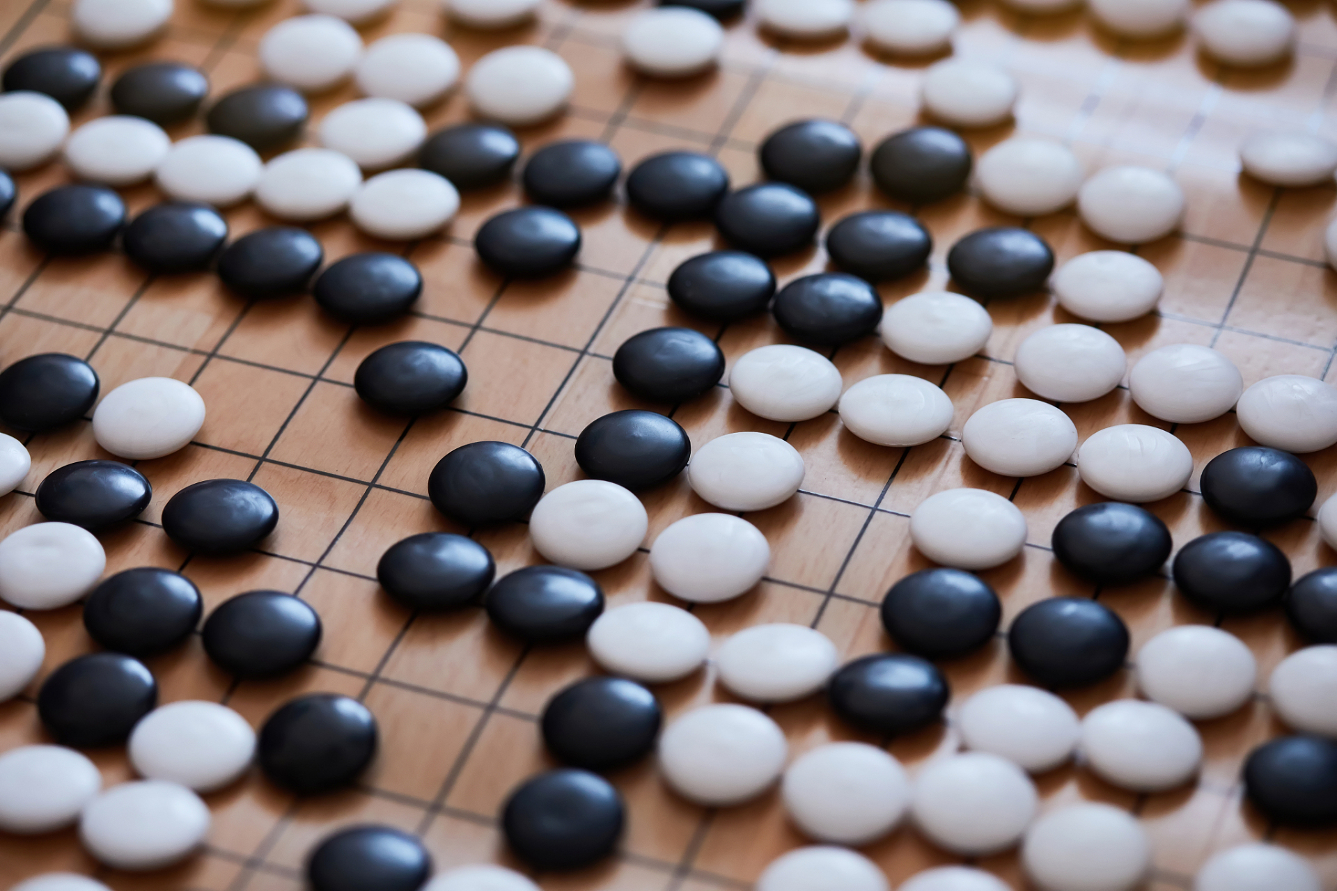 黑白围棋唯美图片图片