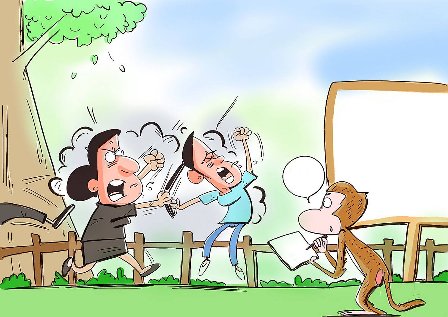 有一个农村家庭,夫妻关系一直不和谐,打架吵架成为家常便饭.