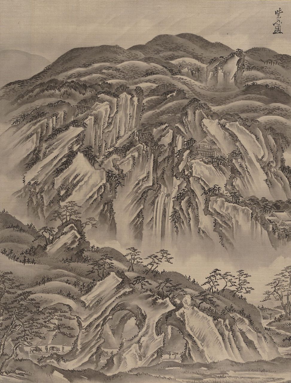 为什么中国山水画采用"散点透视"?