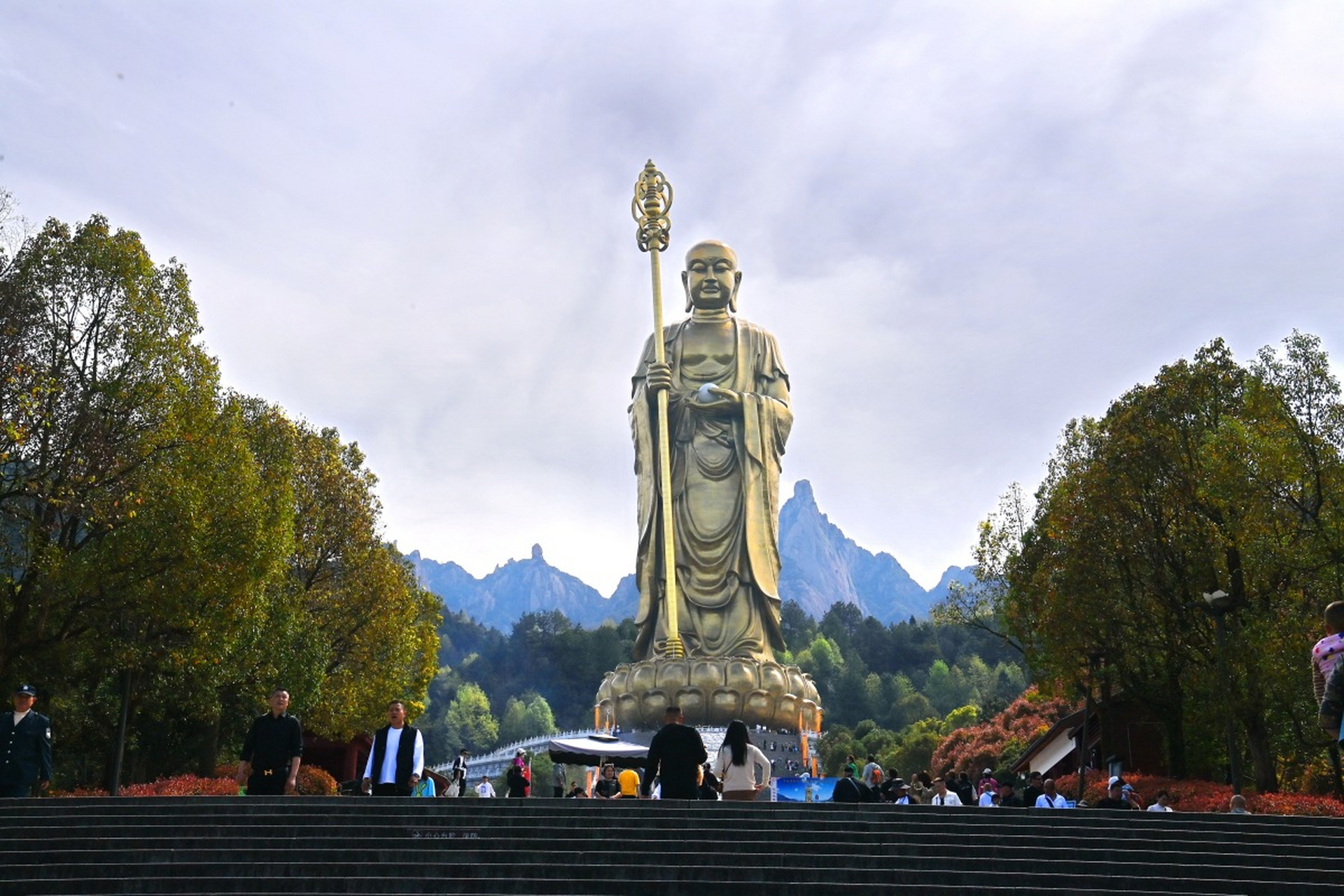 安徽池州九华山风景区图片