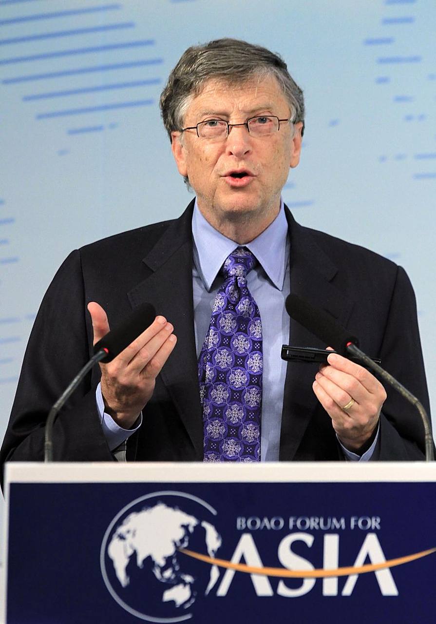 比尔·盖茨(bill gates),全名威廉·亨利·盖茨三世,简称比尔或盖茨.