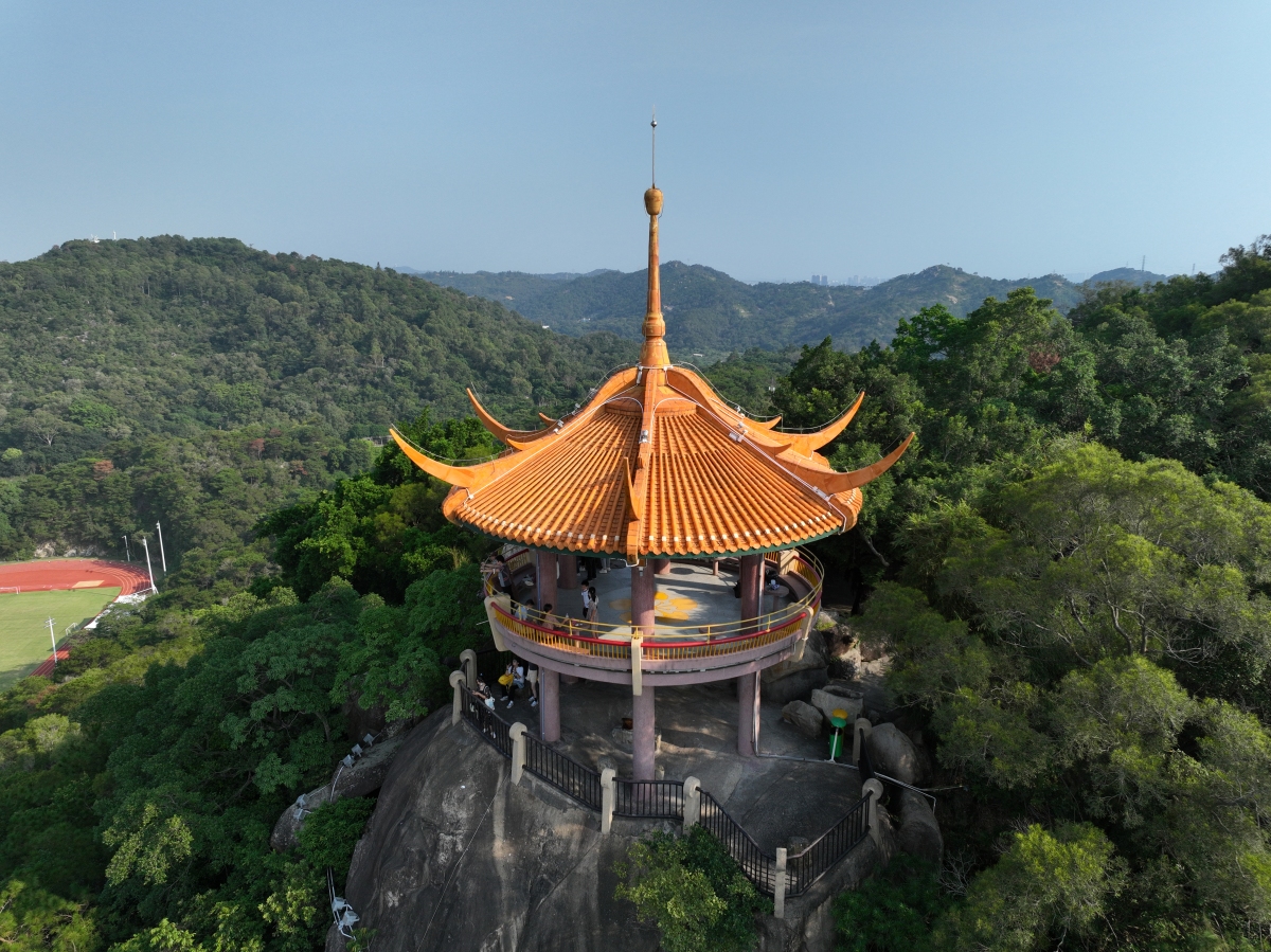 澄海塔山风景区地图图片