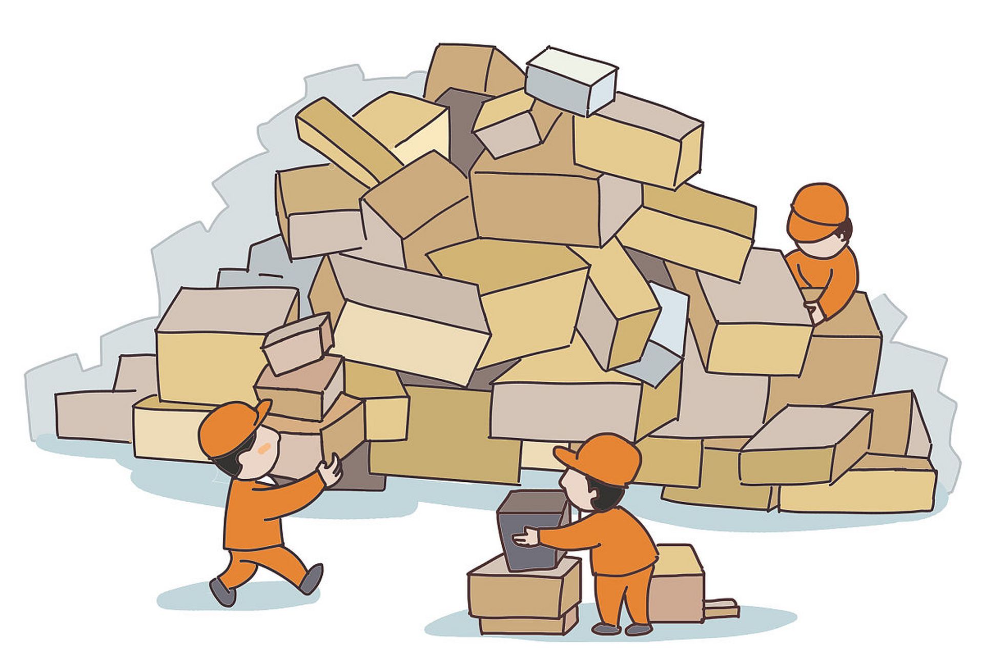 据介绍,有快递员们抱怨单件送货时间延长了,比如从30分钟变成了12小时