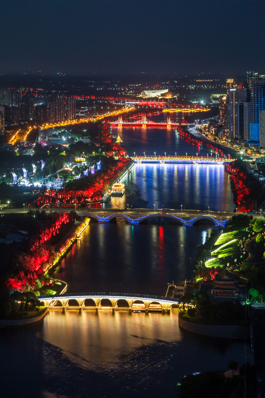 北京通州夜景图片