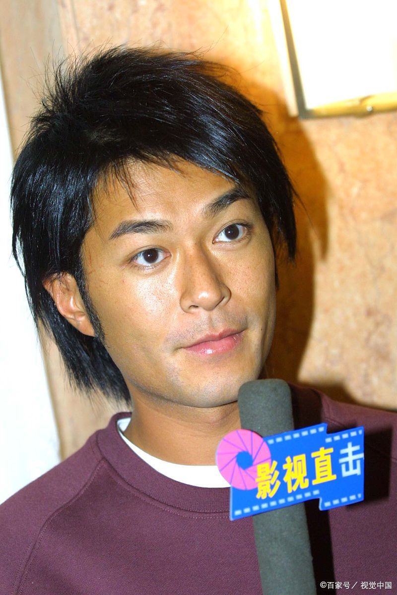 这是古天乐颜值巅峰末期的样子,大概35,37的时候的样子!