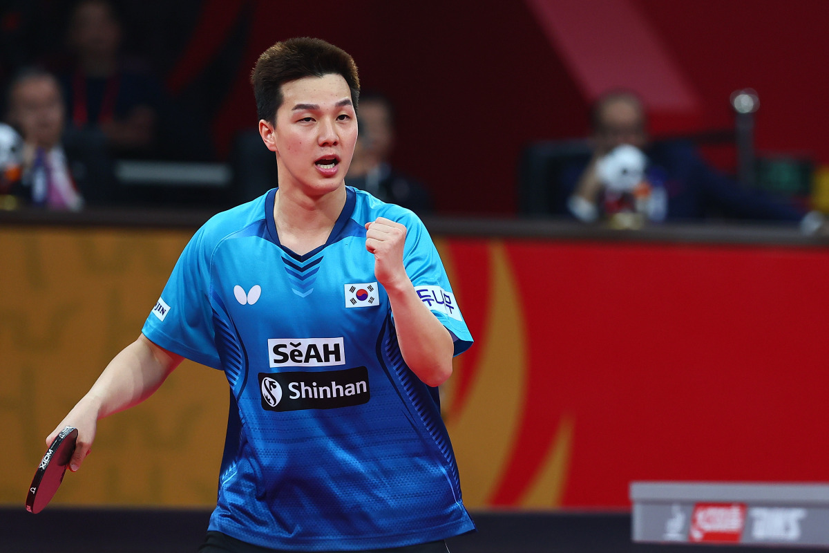 安宰贤晋级WTT重庆冠军赛男单16强 激战五局胜出