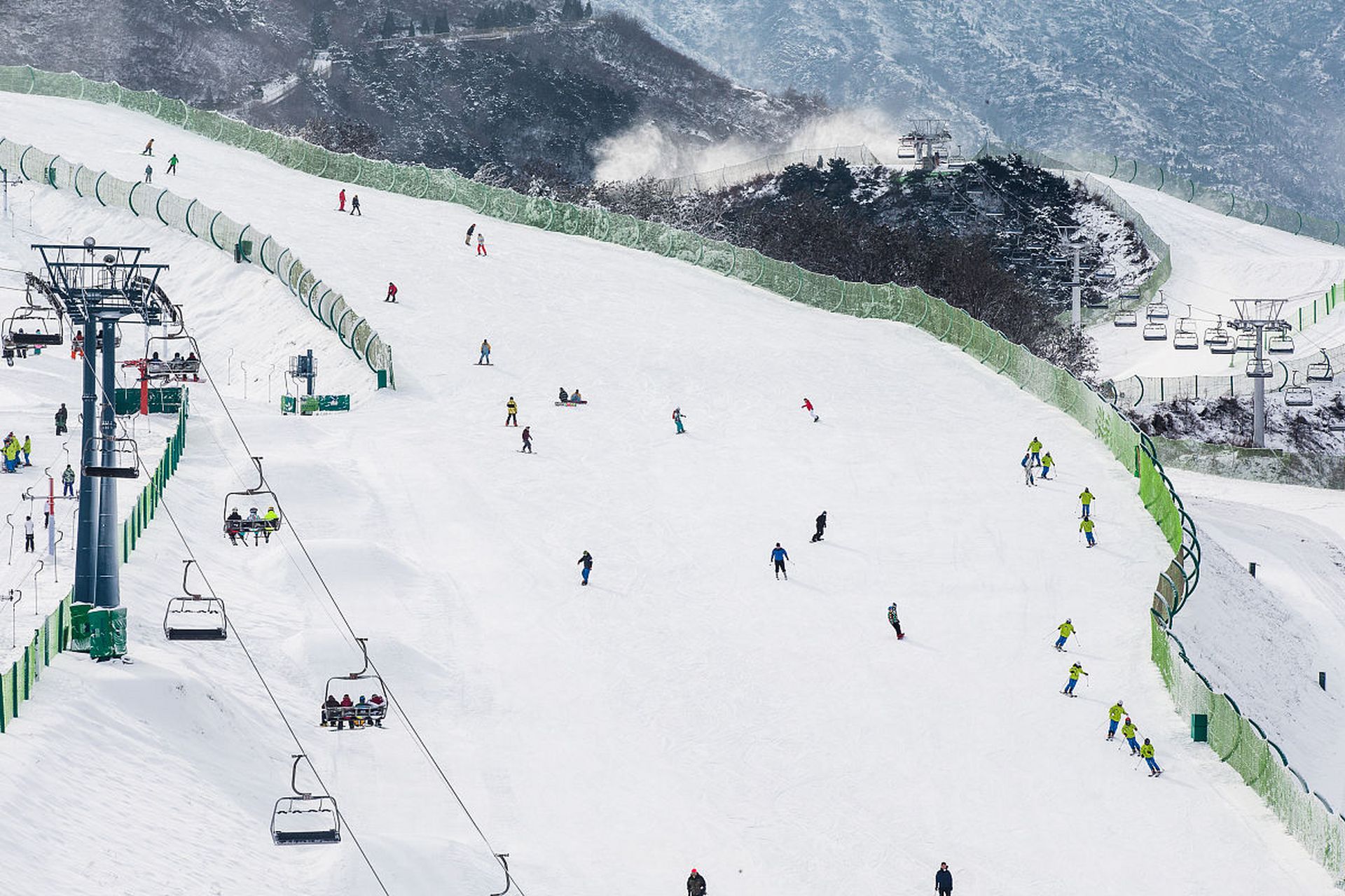 横道滑雪场图片