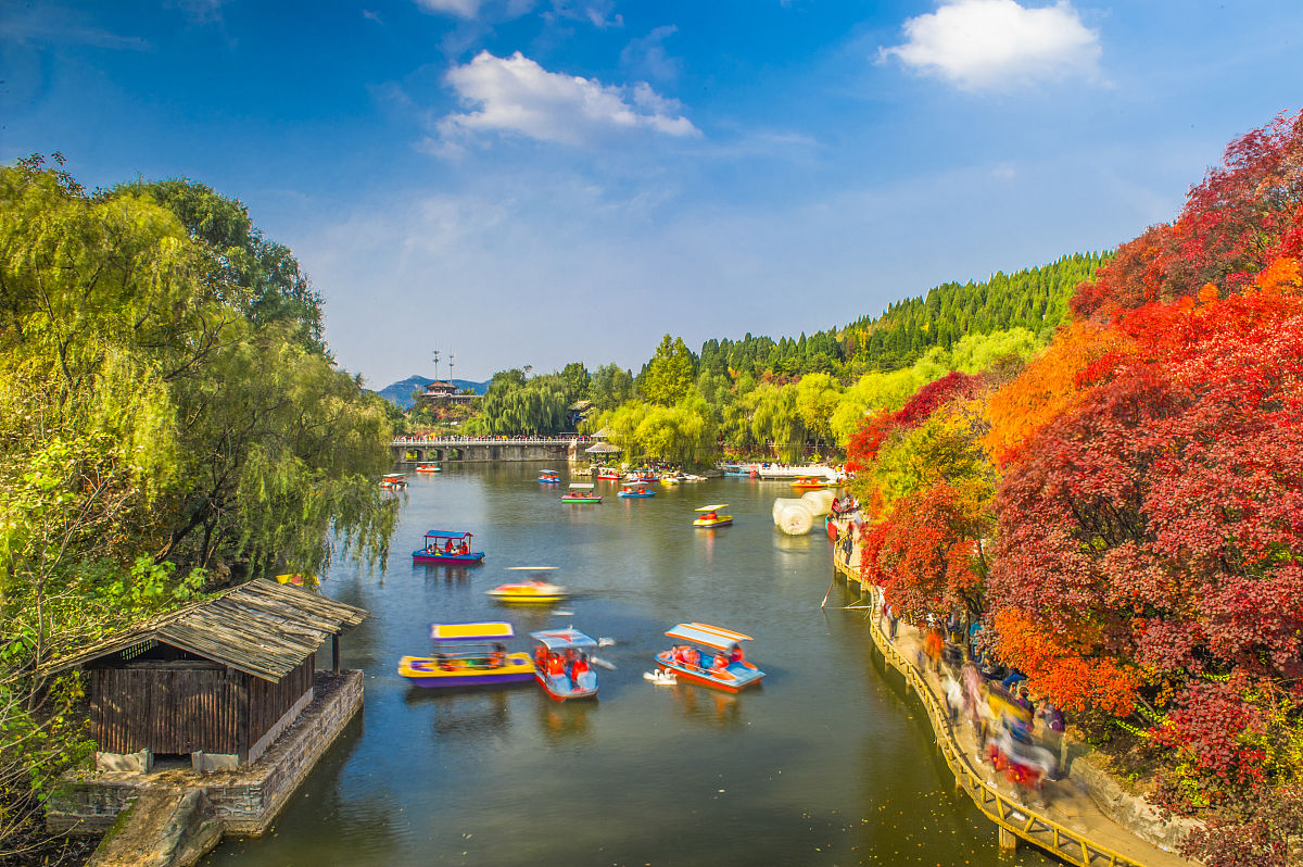 红叶谷景区图片图片