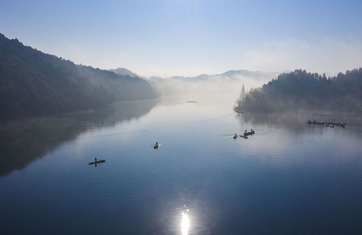 江西新余仙女湖,梦幻般的湖光山色胜地