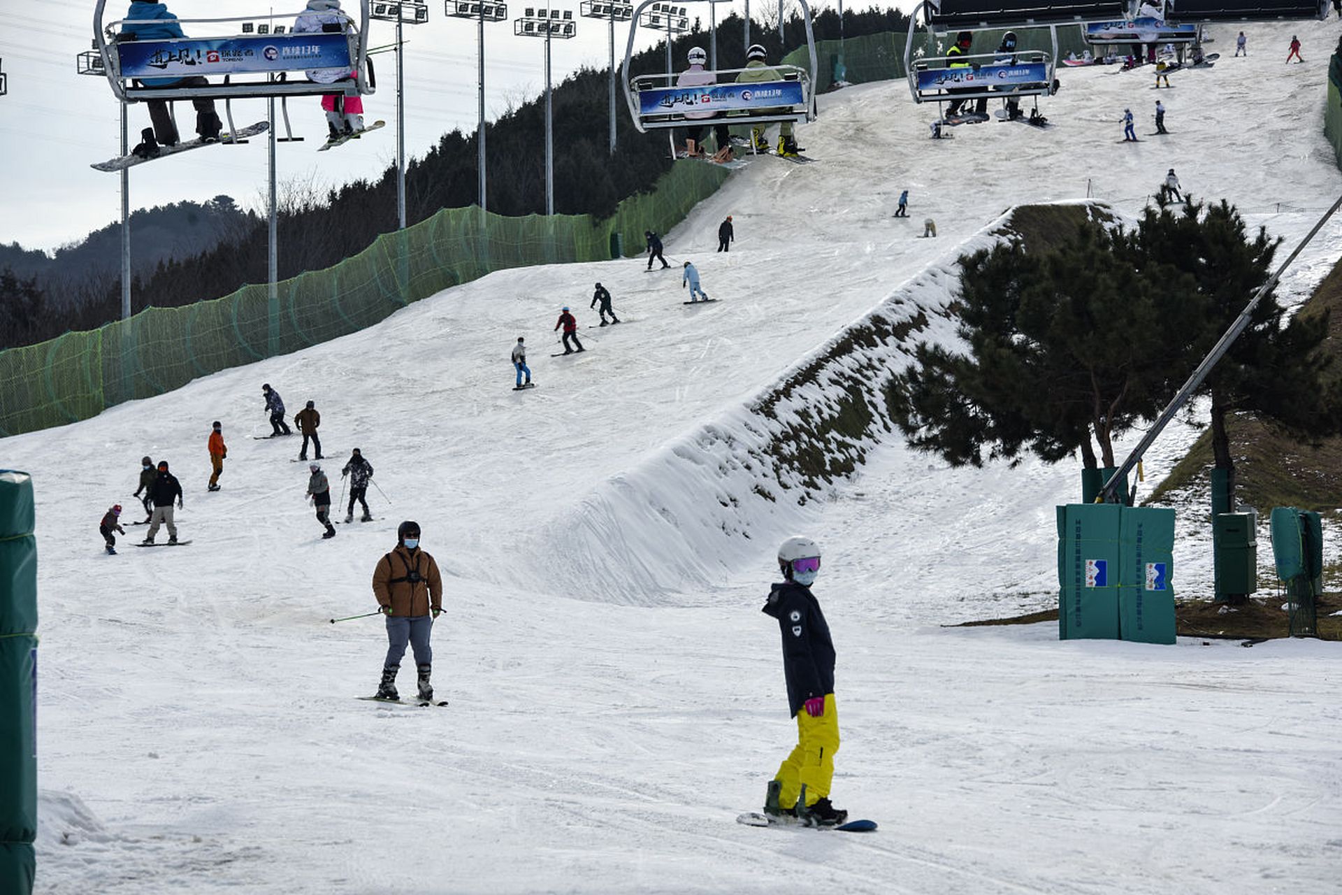 北京密云南山滑雪场图片