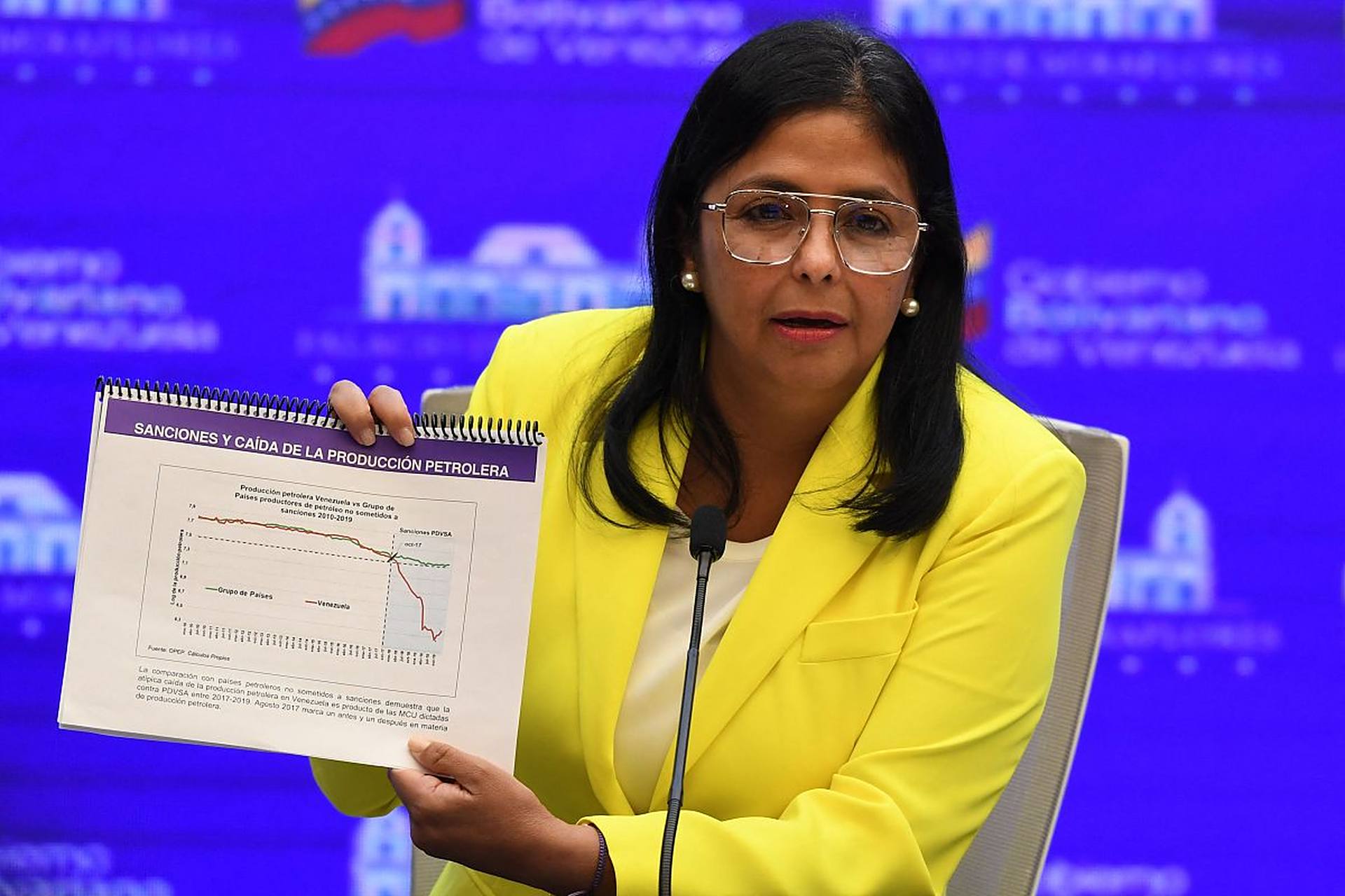 财政损失达2320亿美元02,委内瑞拉副总统痛斥美国制裁  委内瑞拉副