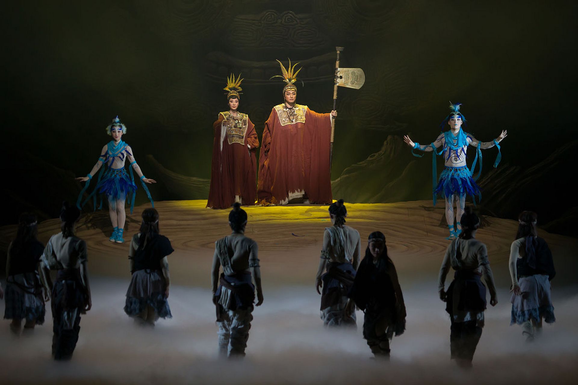 《礼记》【乐记】:夫《武》,始而北出,再成而