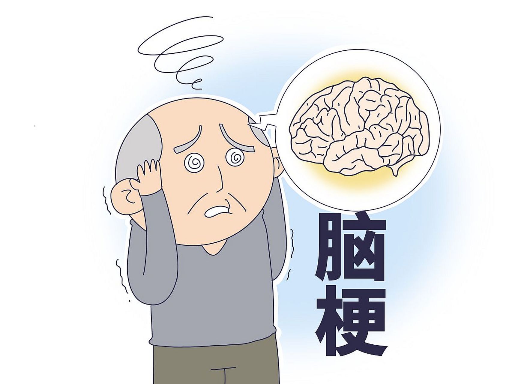 在很多人的认知中,脑梗发病快,让人措手不及,所以大家往往是"谈梗色变