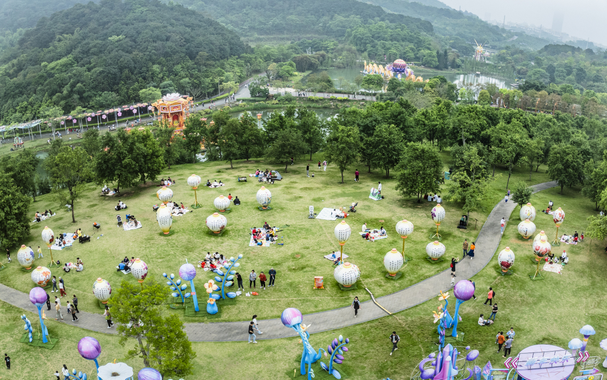 春天总要来一趟杭州# 昨天终于抽空去了趟杭州良渚农夫乐园,简直不要