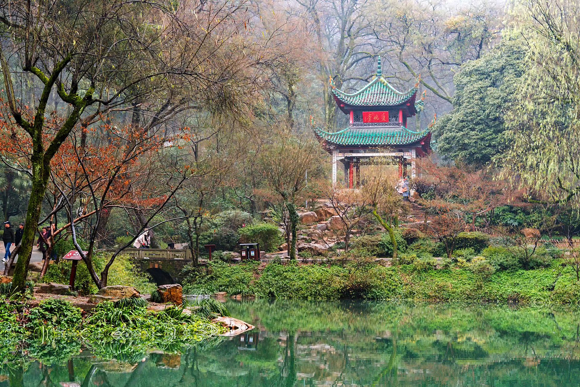 岳麓山风景图片