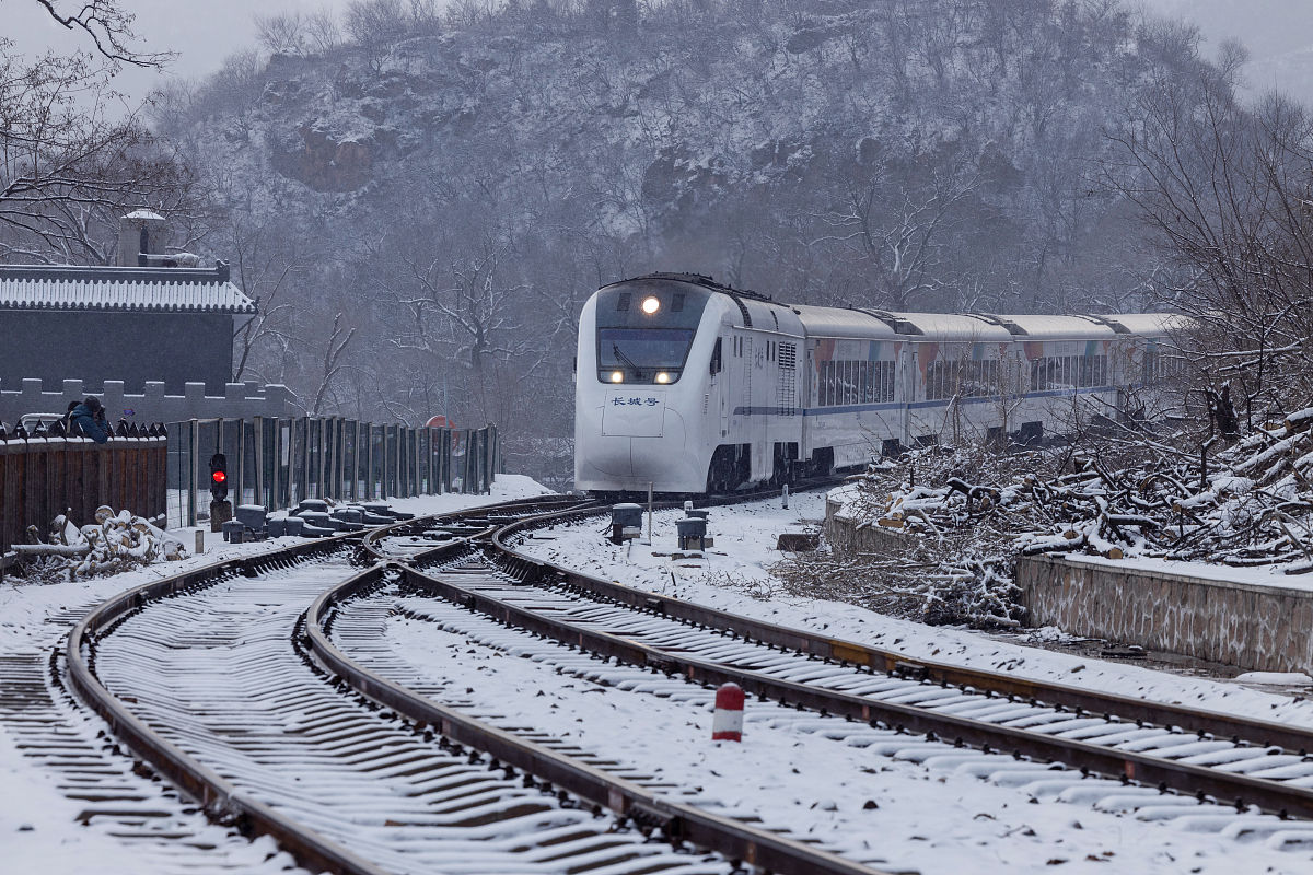 雪景火车图片大全图片