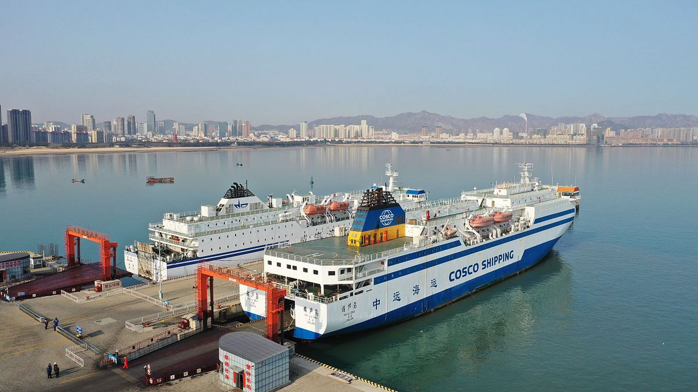 渤海海峡轮渡图片