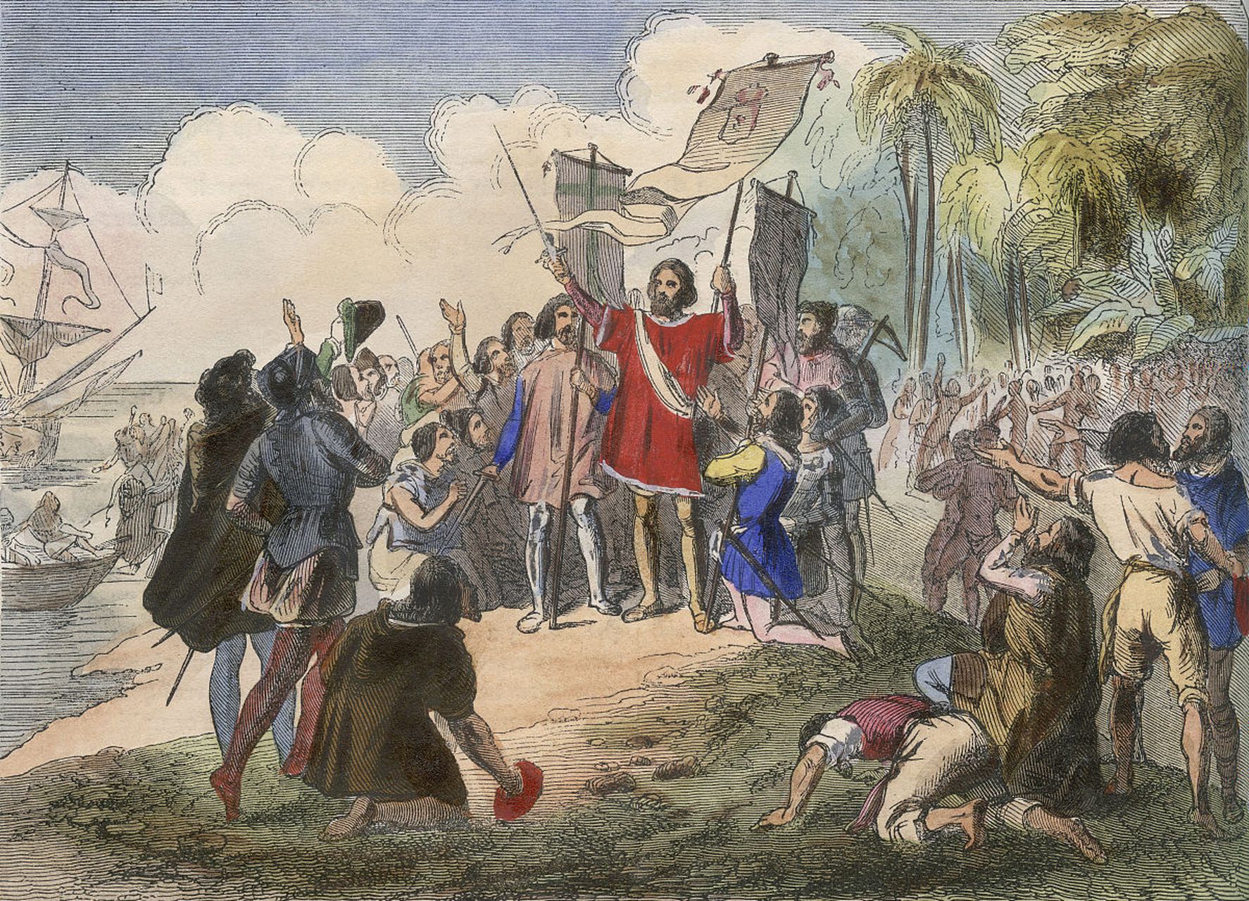 哥伦布是大航海时代最伟大的发现者之一,当他从美洲大陆回到西班牙