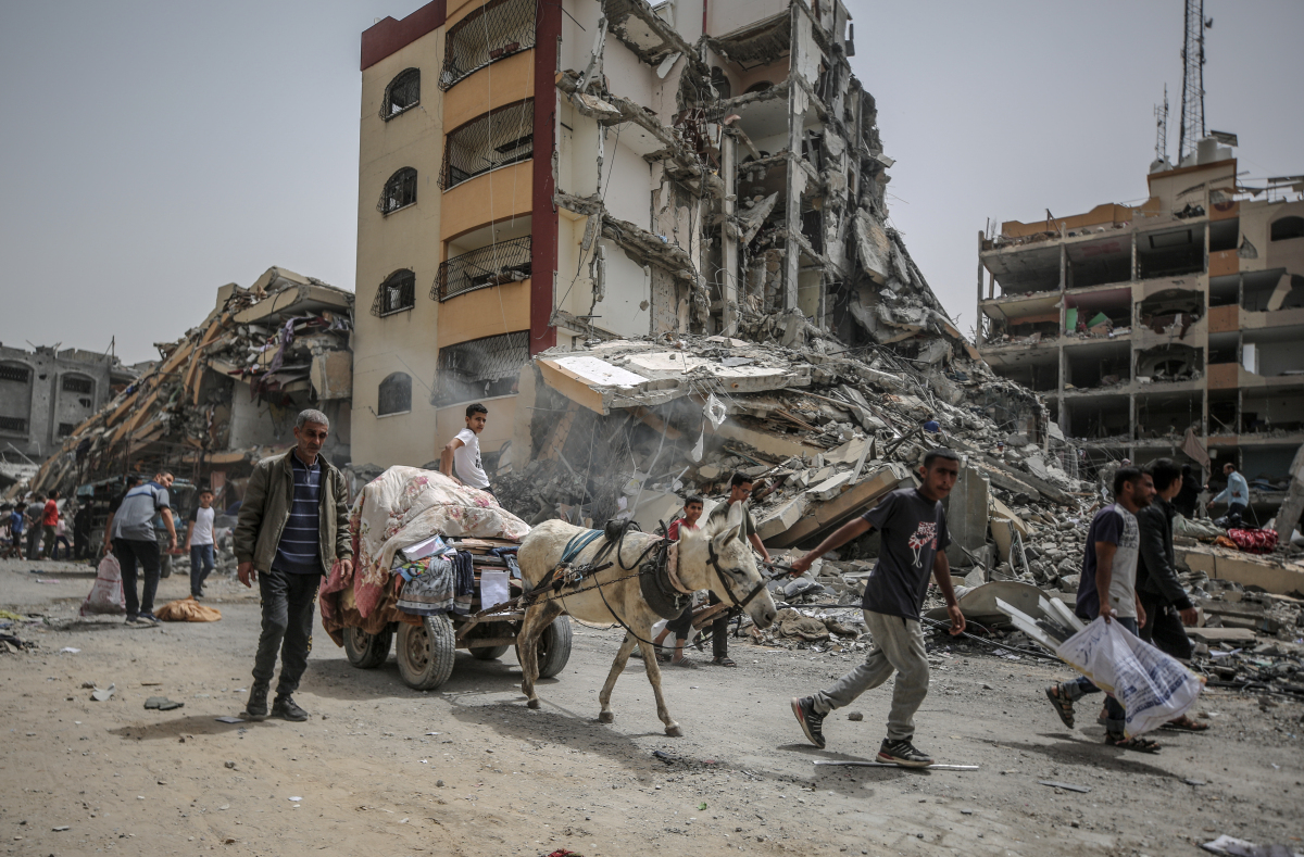 哈马斯8号发表声明谴责以色列军队当天对加沙中部努塞赖特难民营