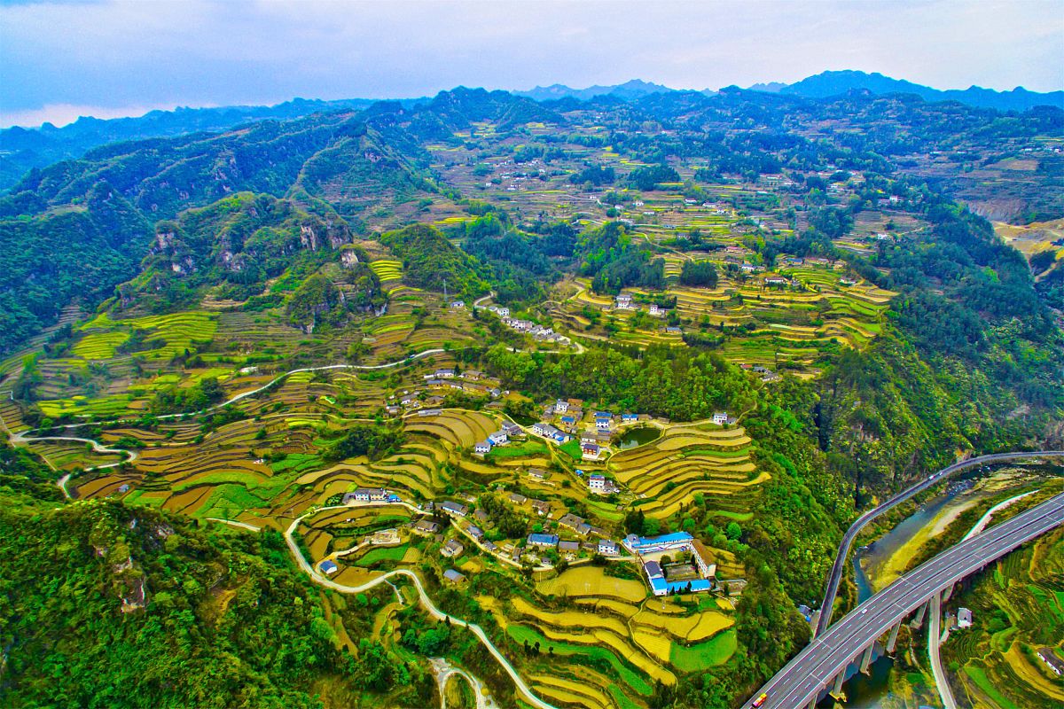 田园农家~绿水青山沃野连,瓜田李下小西天